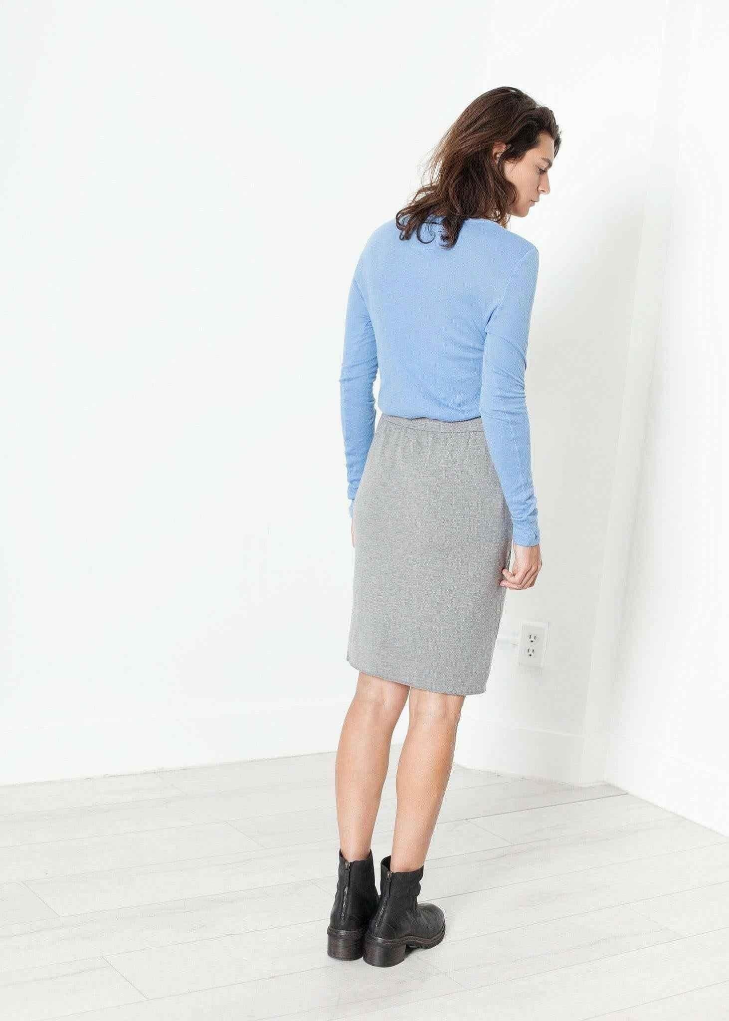 Tencel Jersey Mini in Heather Grey.