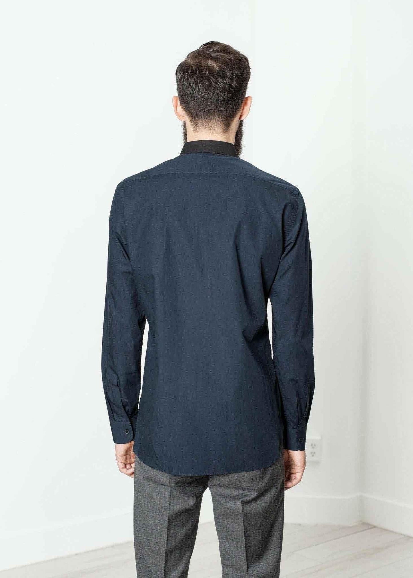 Camicia Classic Shirt in Navy.