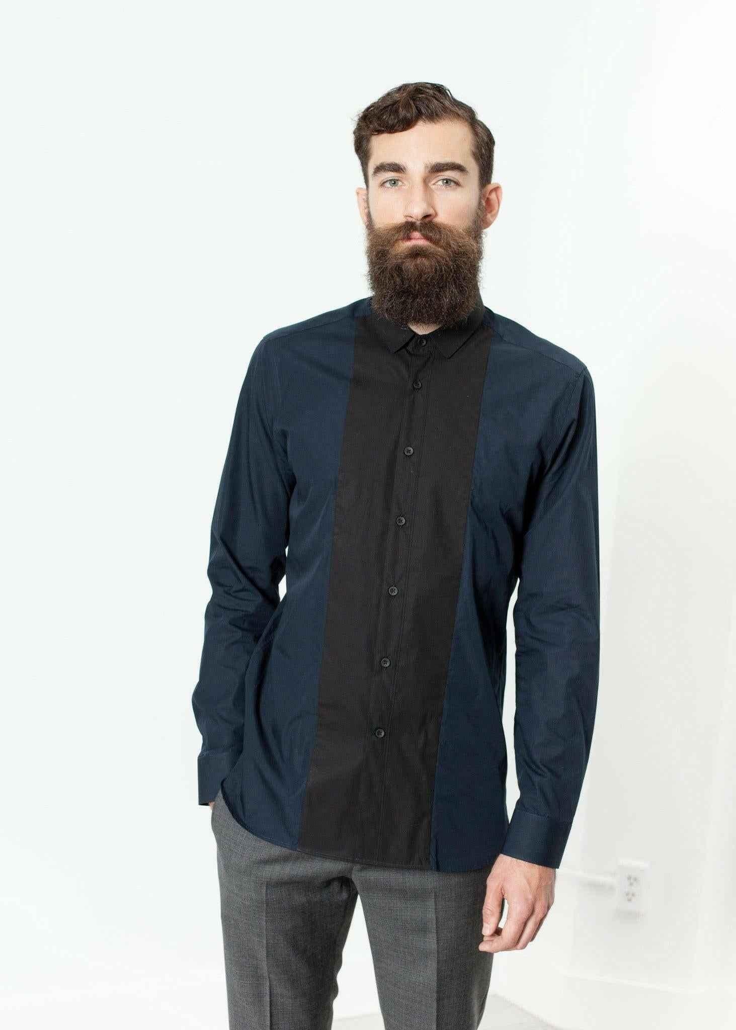 Camicia Classic Shirt in Navy.