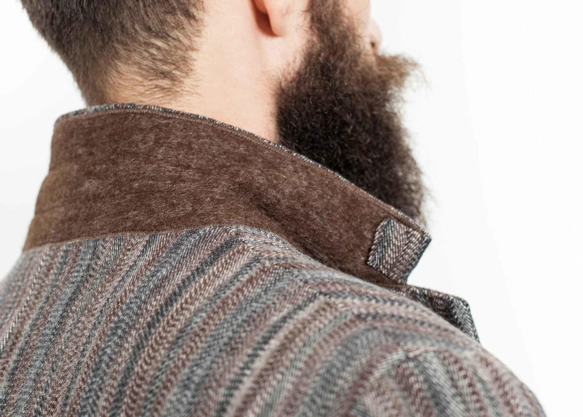 Watercolor Sport Jacket in Brown/Blue.