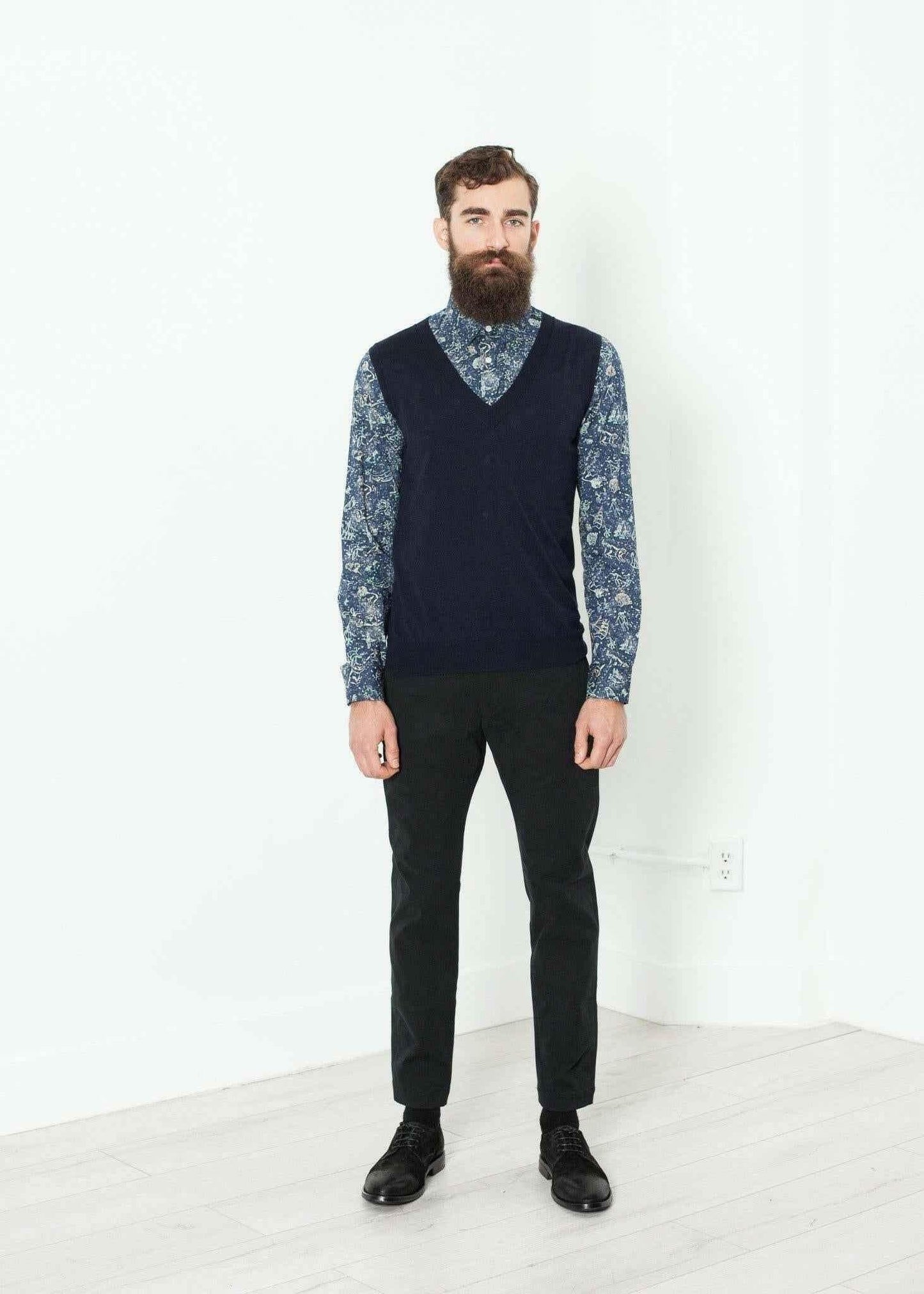 Camicia Slim Shirt in Celestial.