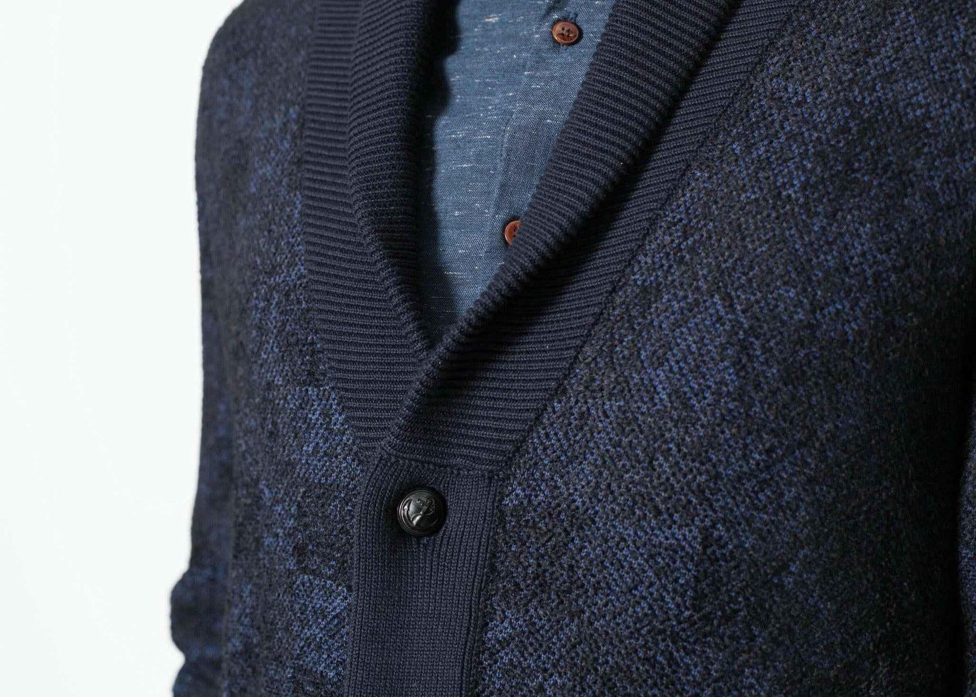 Giacca Madras Cardigan.