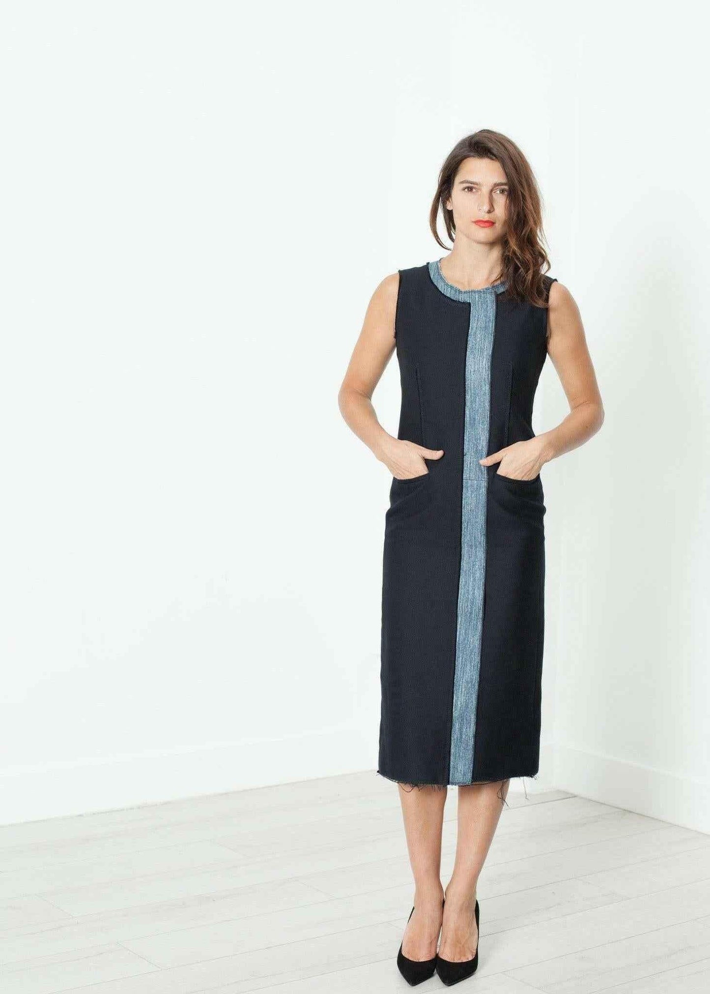 Denim Dress in Denim.