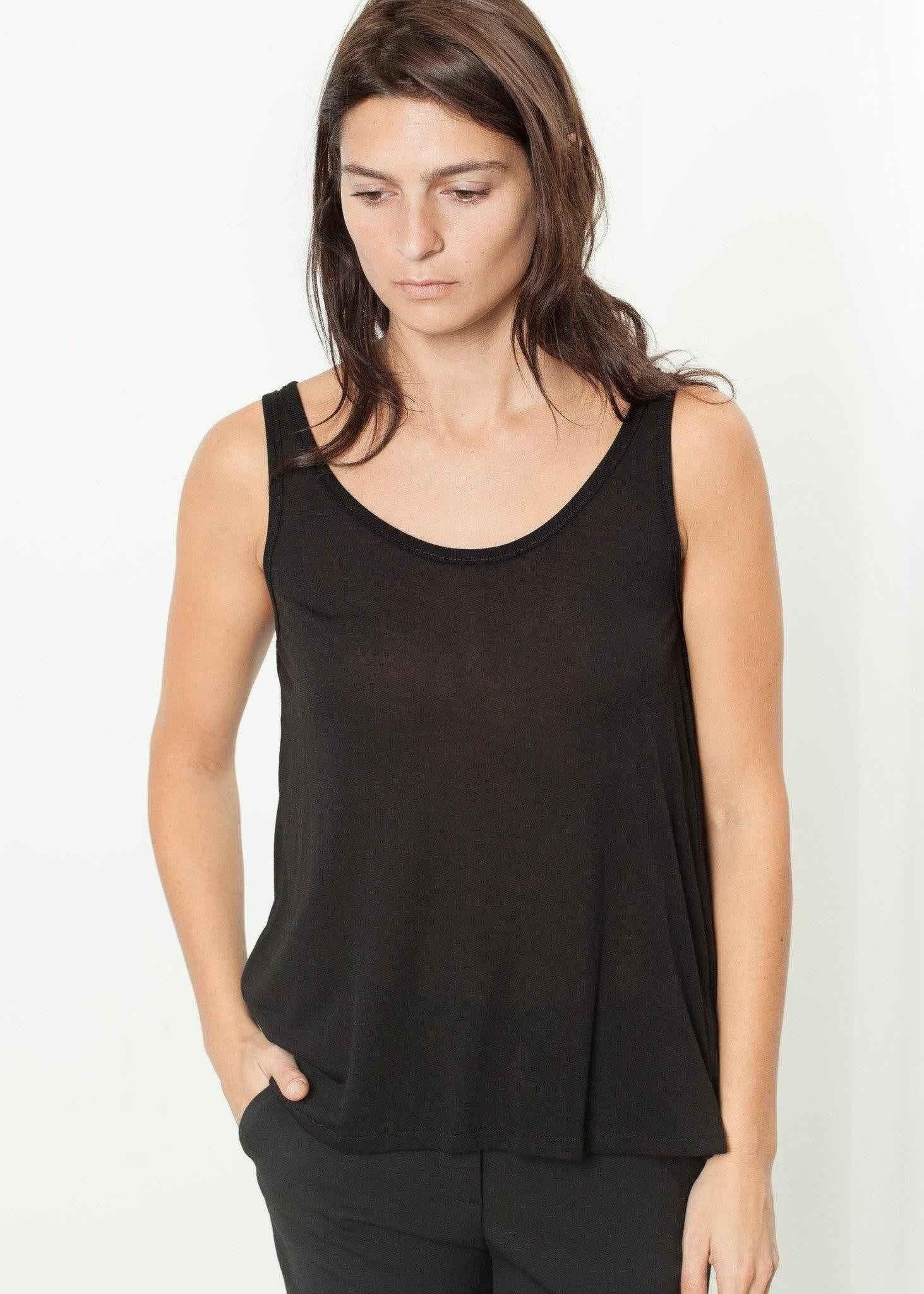 Brandy Tank in Black.