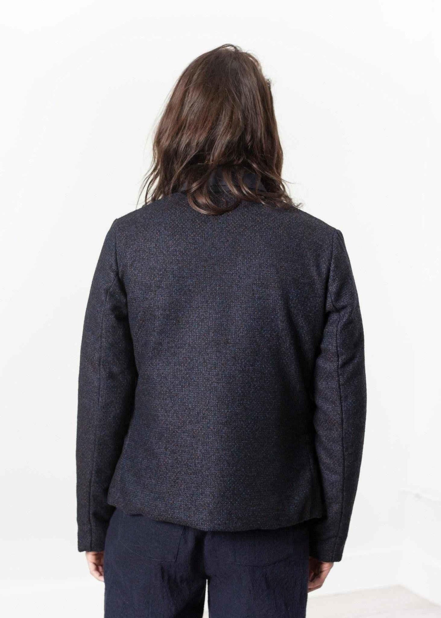 Camelia Reversible Jacket in Navy/Blue.