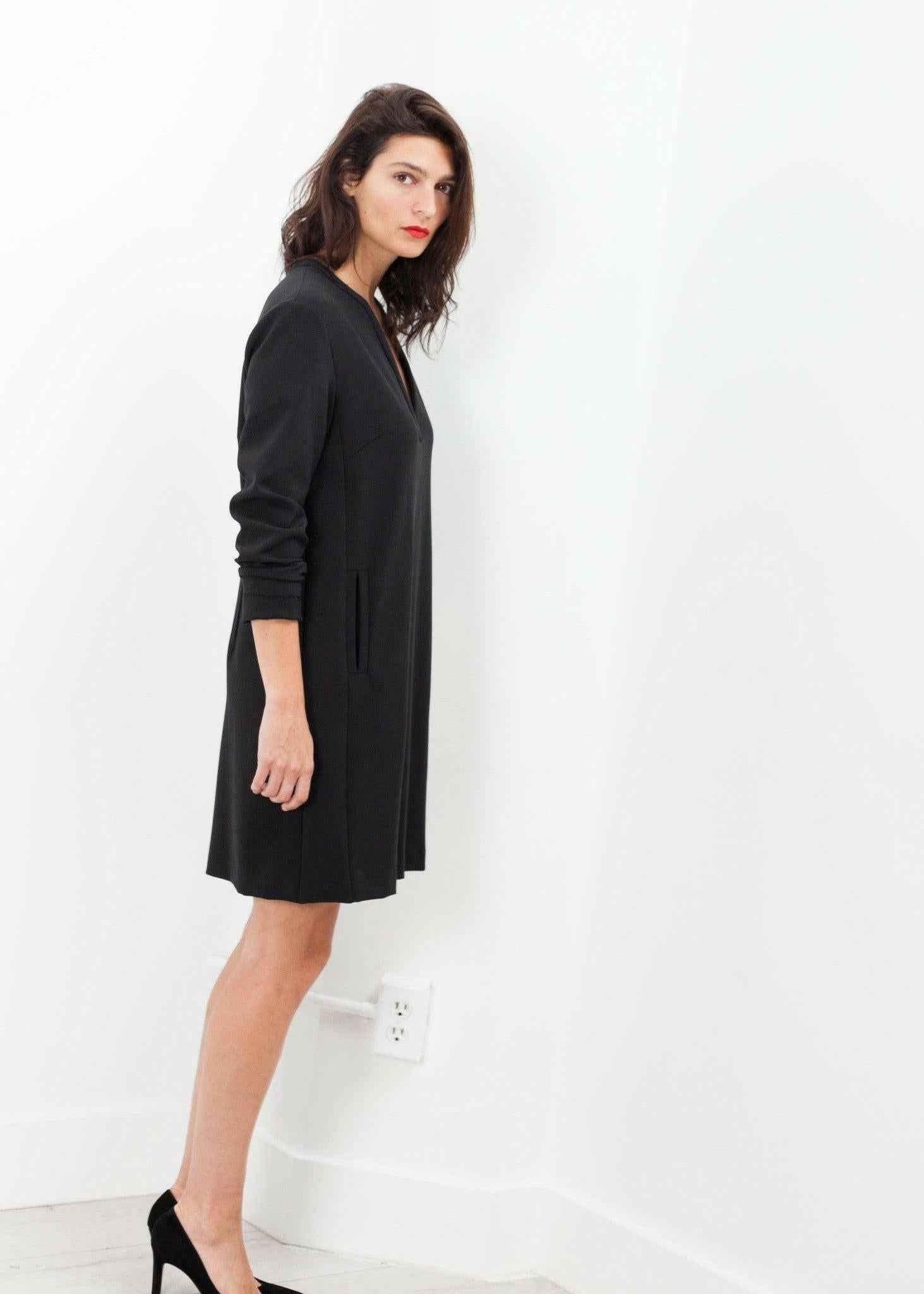 A-Line Pocket Shift in Black.