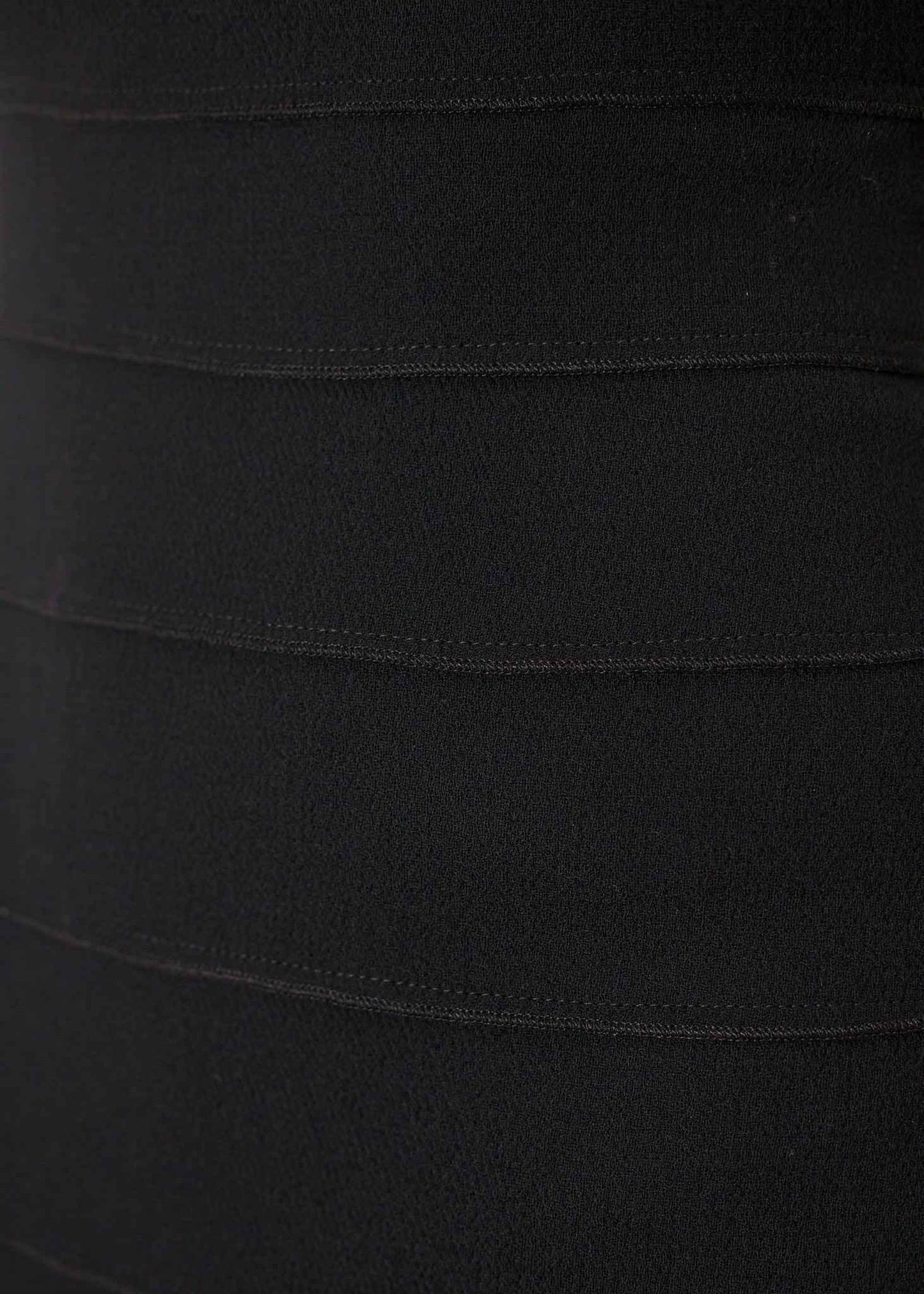 Asymmetric Dress in Black.