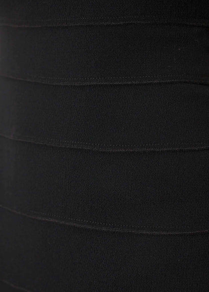 Asymmetric Dress in Black.
