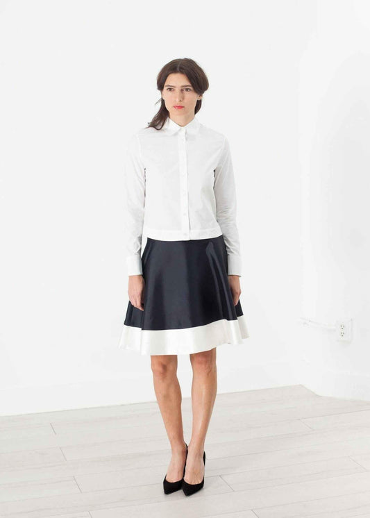Circle Skirt in Navy.