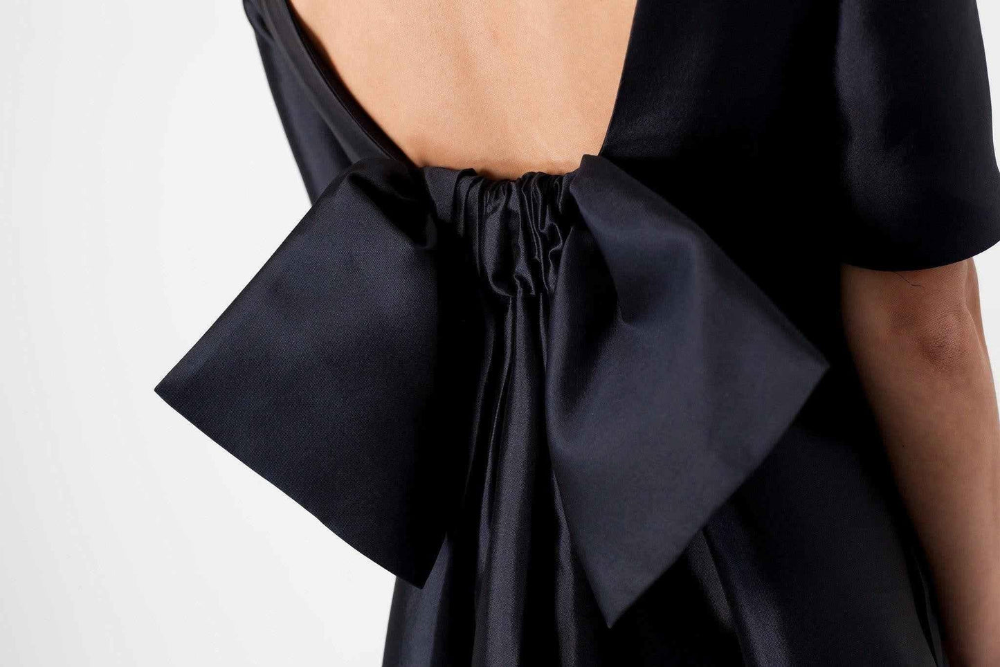Tie Dress in Navy.