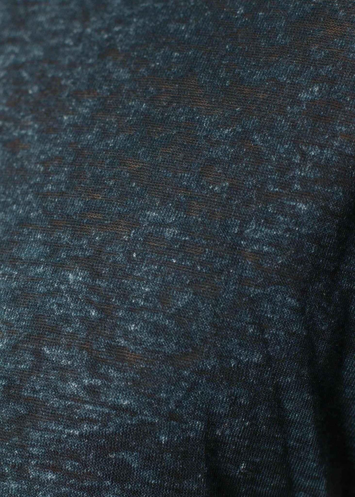 Melange T-Shirt in Navy/Black.