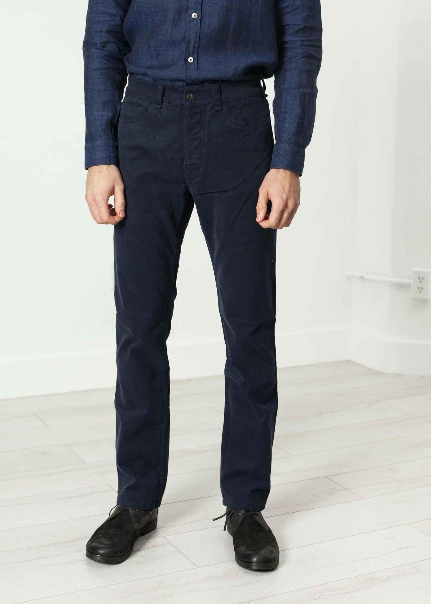 Alex Twill Pant in Navy.