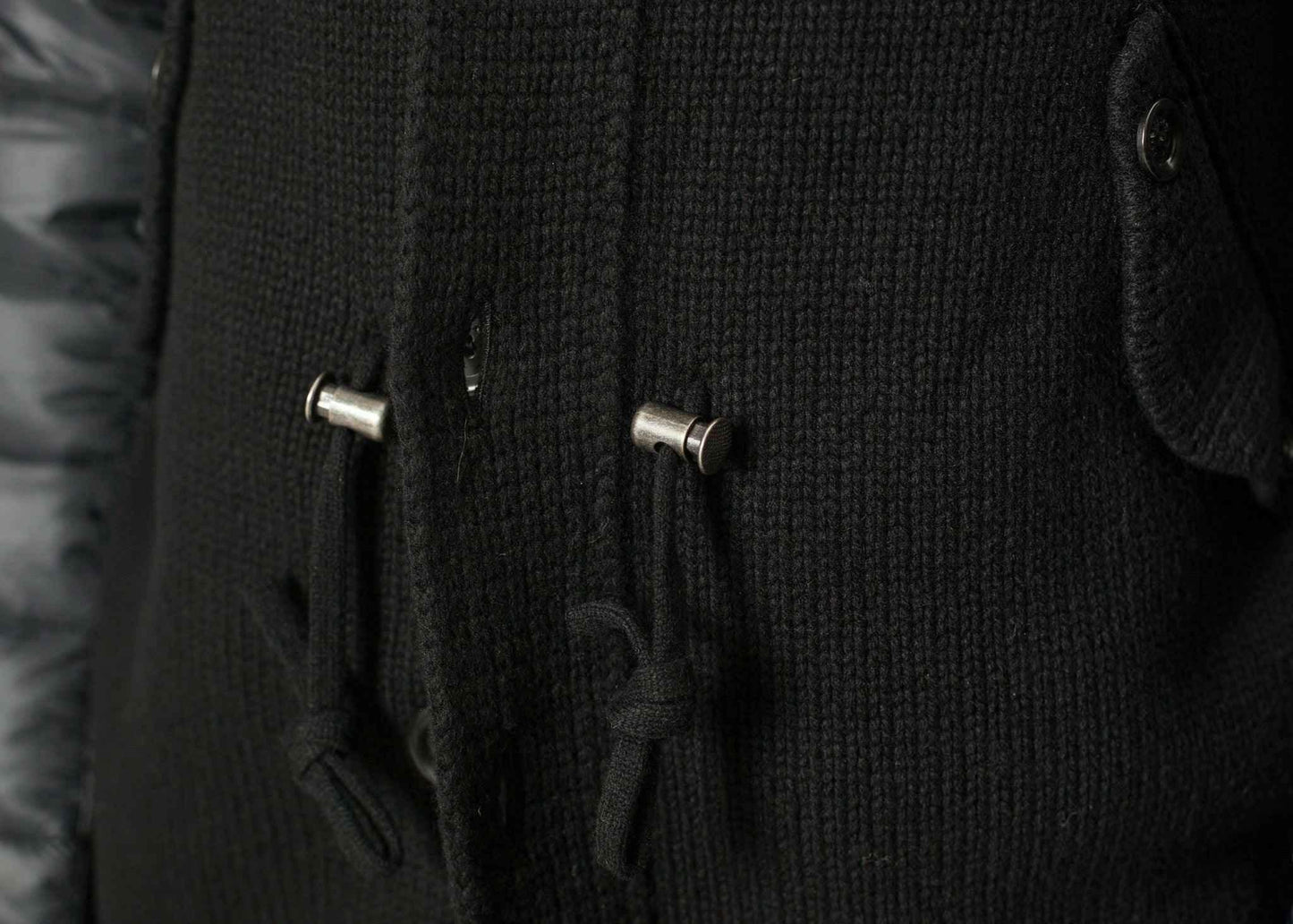 Hooded Parka in Black.