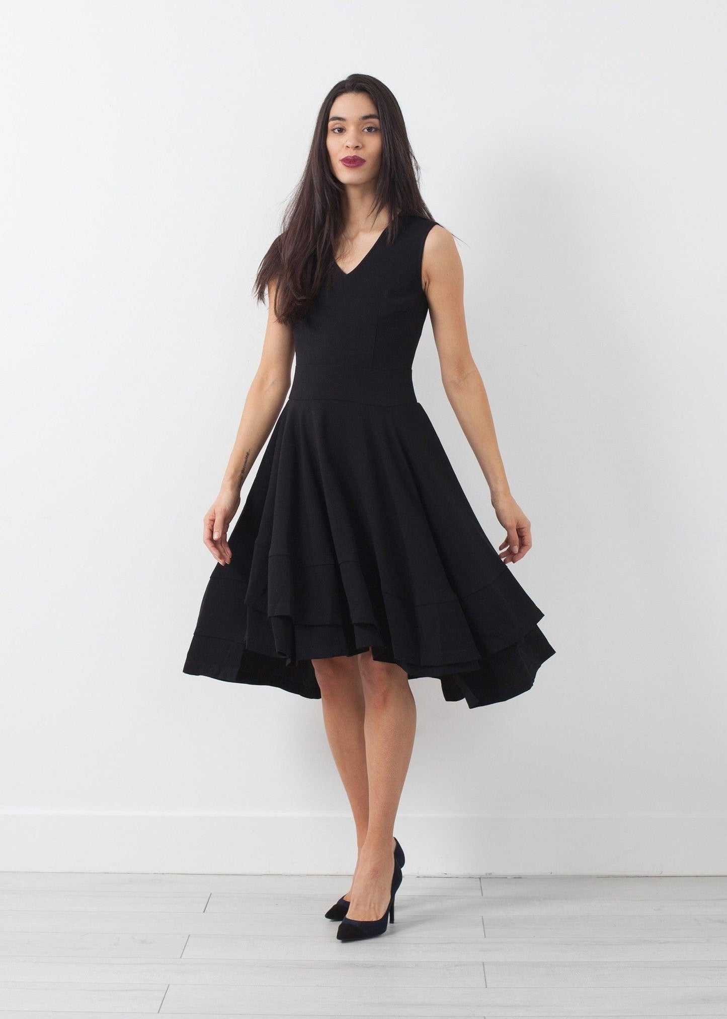 V-Neck Dress.