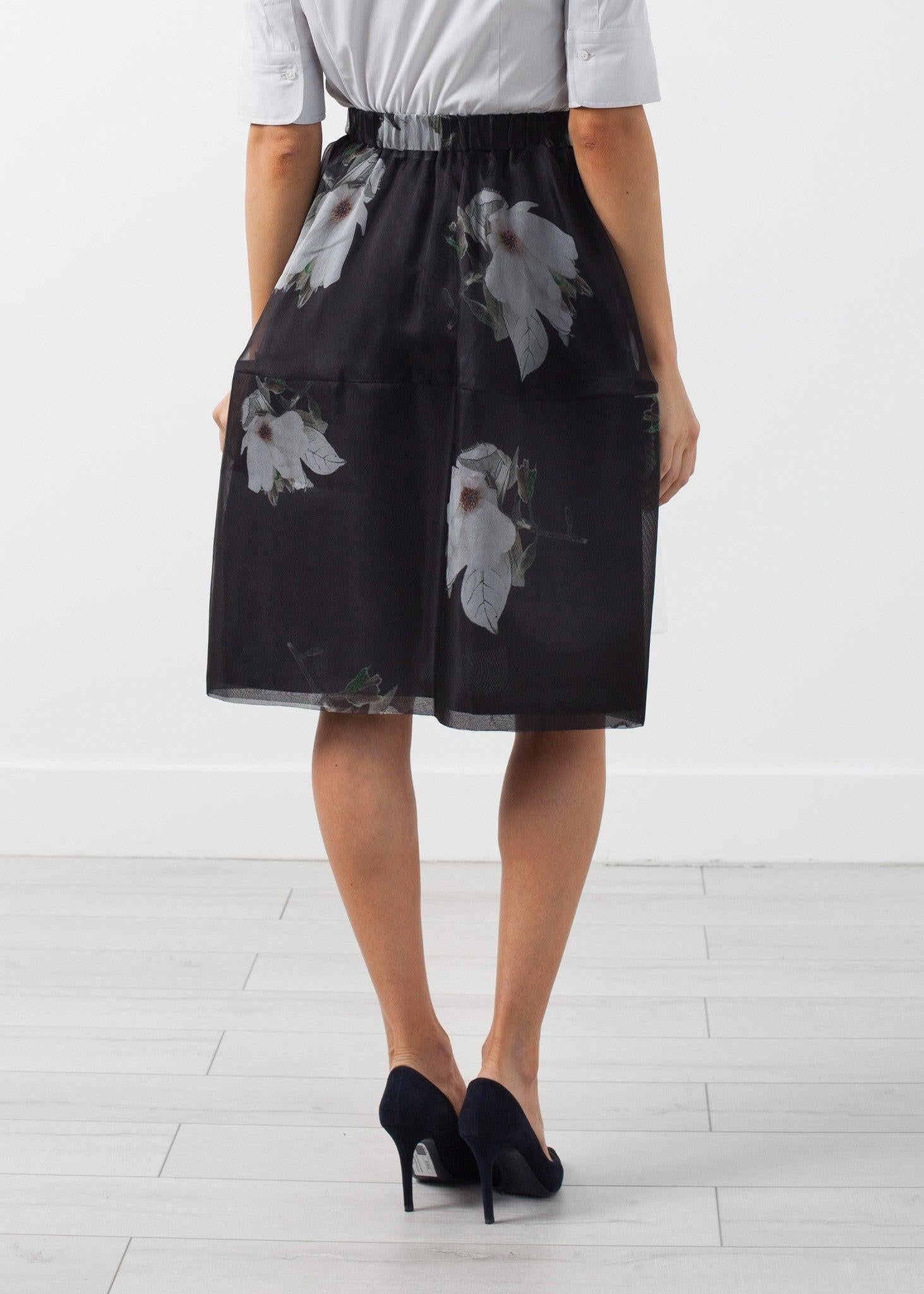 Short Silk Skirt.
