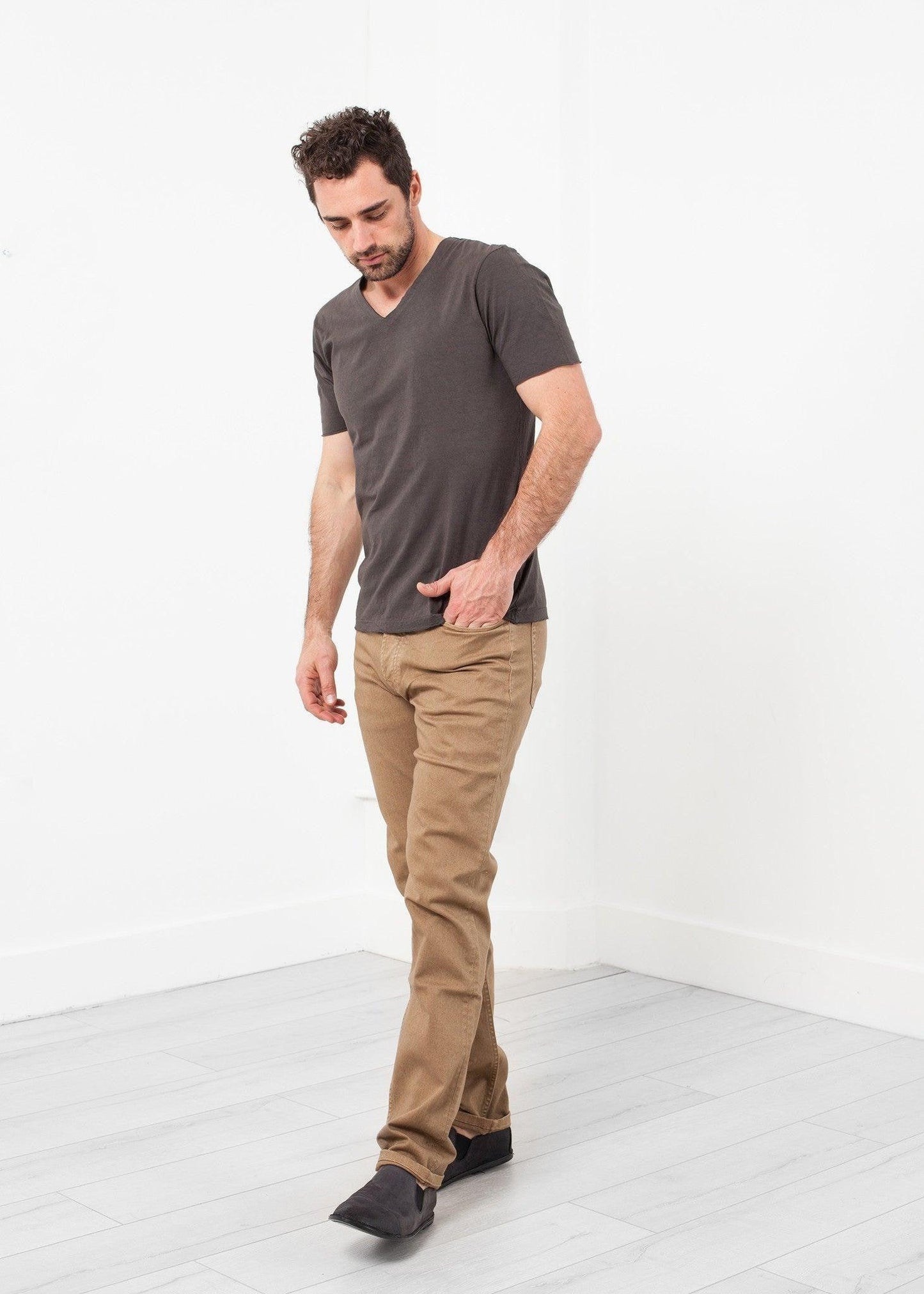 Alex Twill Pant in Sand.