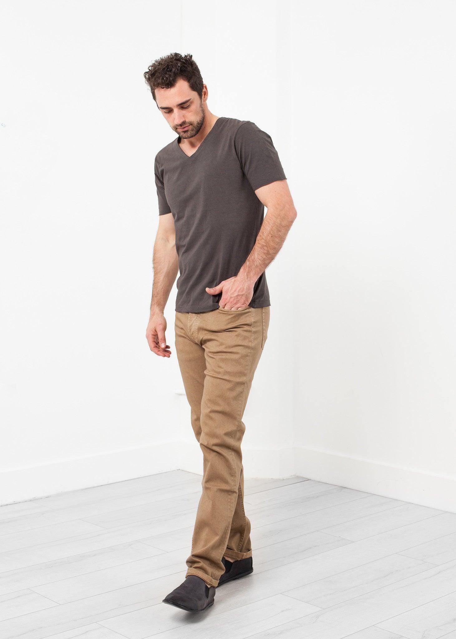 Alex Twill Pant in Sand.