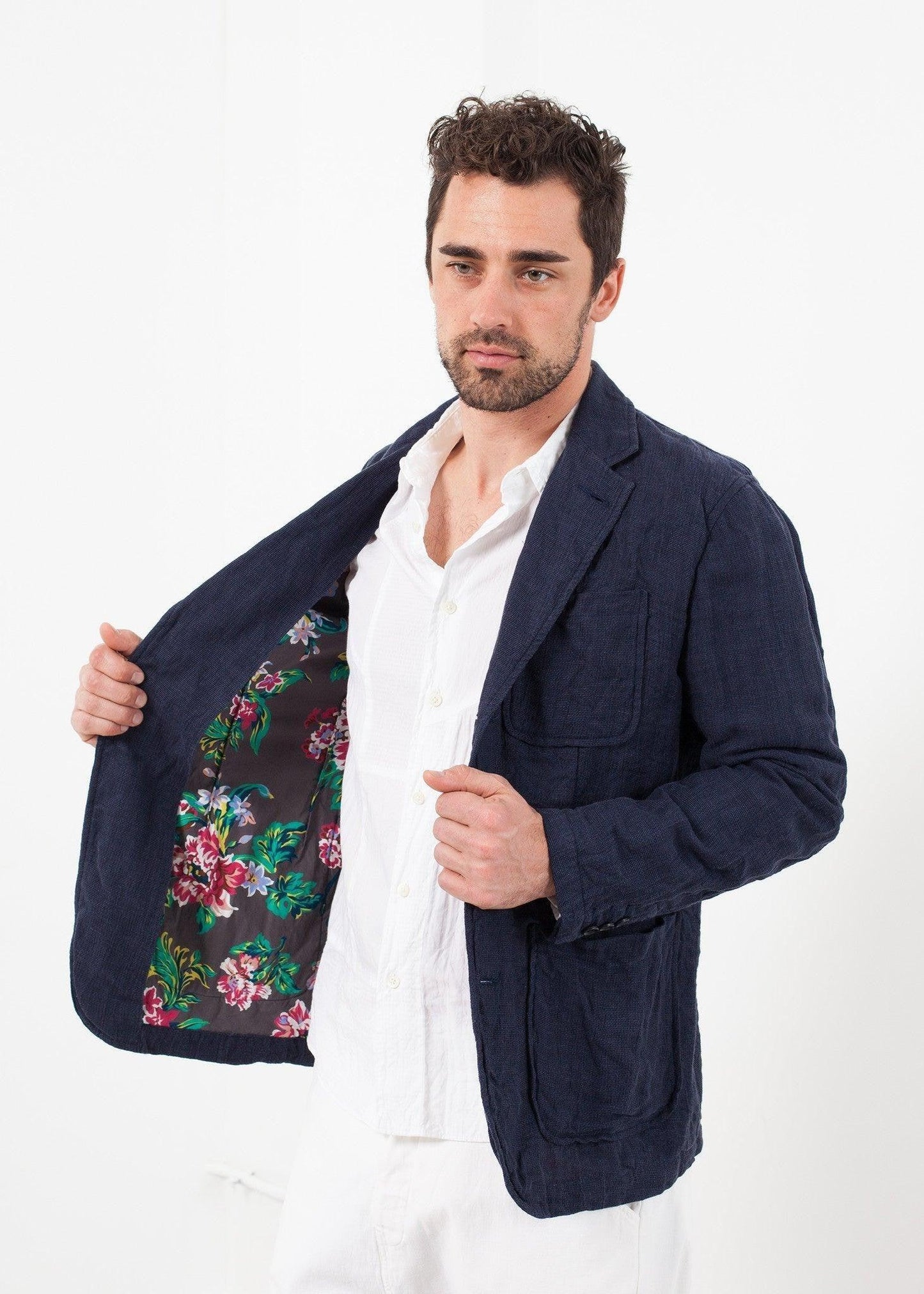 Floral Lined Jacket.