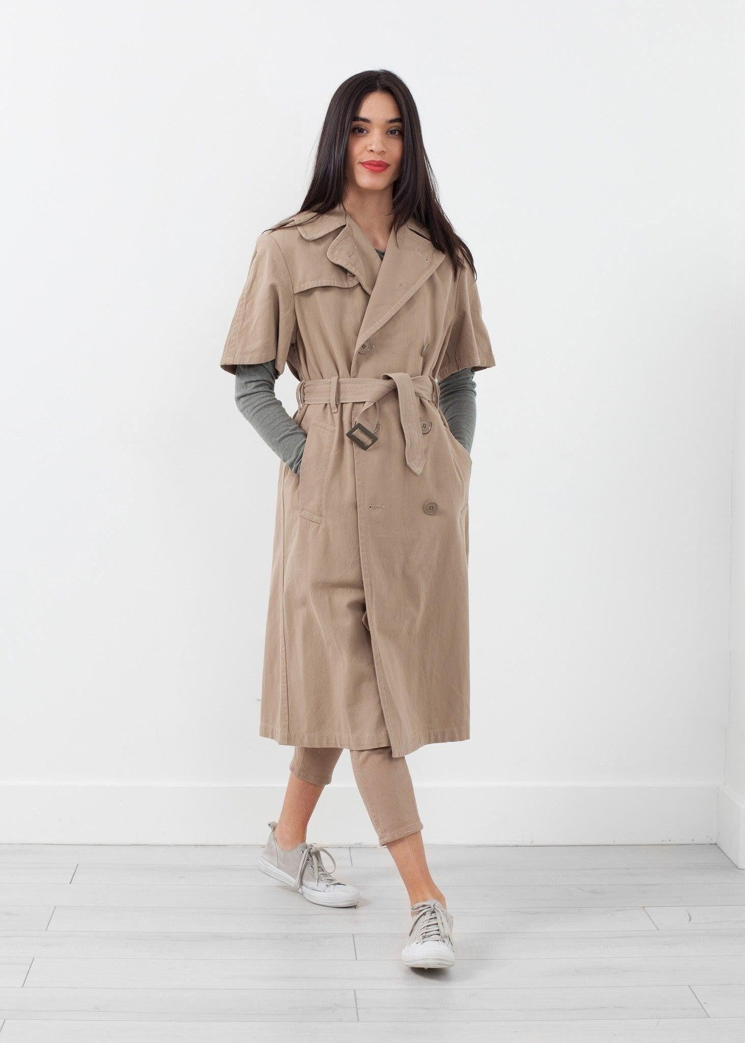 Rolled Sleeve Trenchcoat.