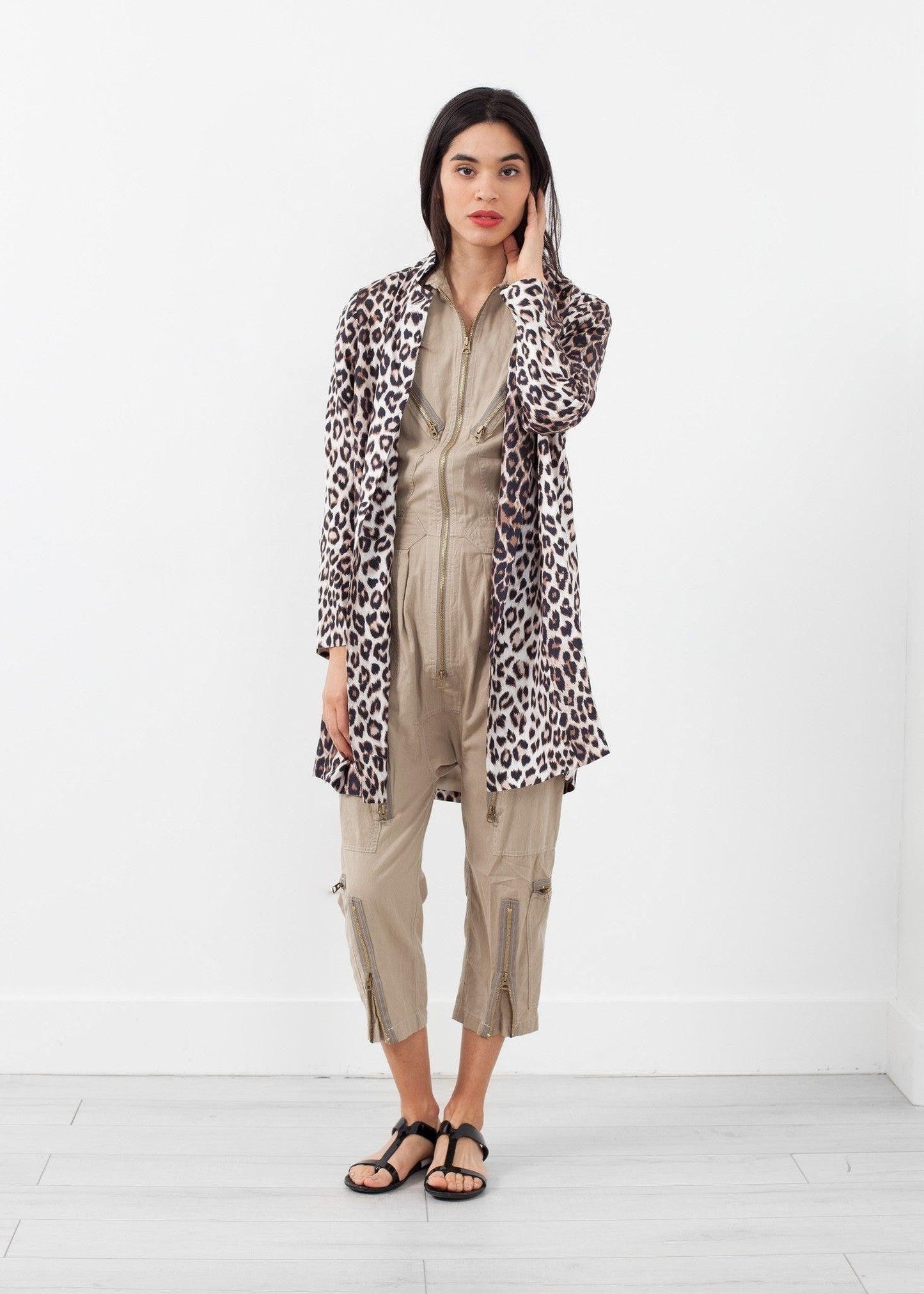 Sleeveless Harem Flightsuit.