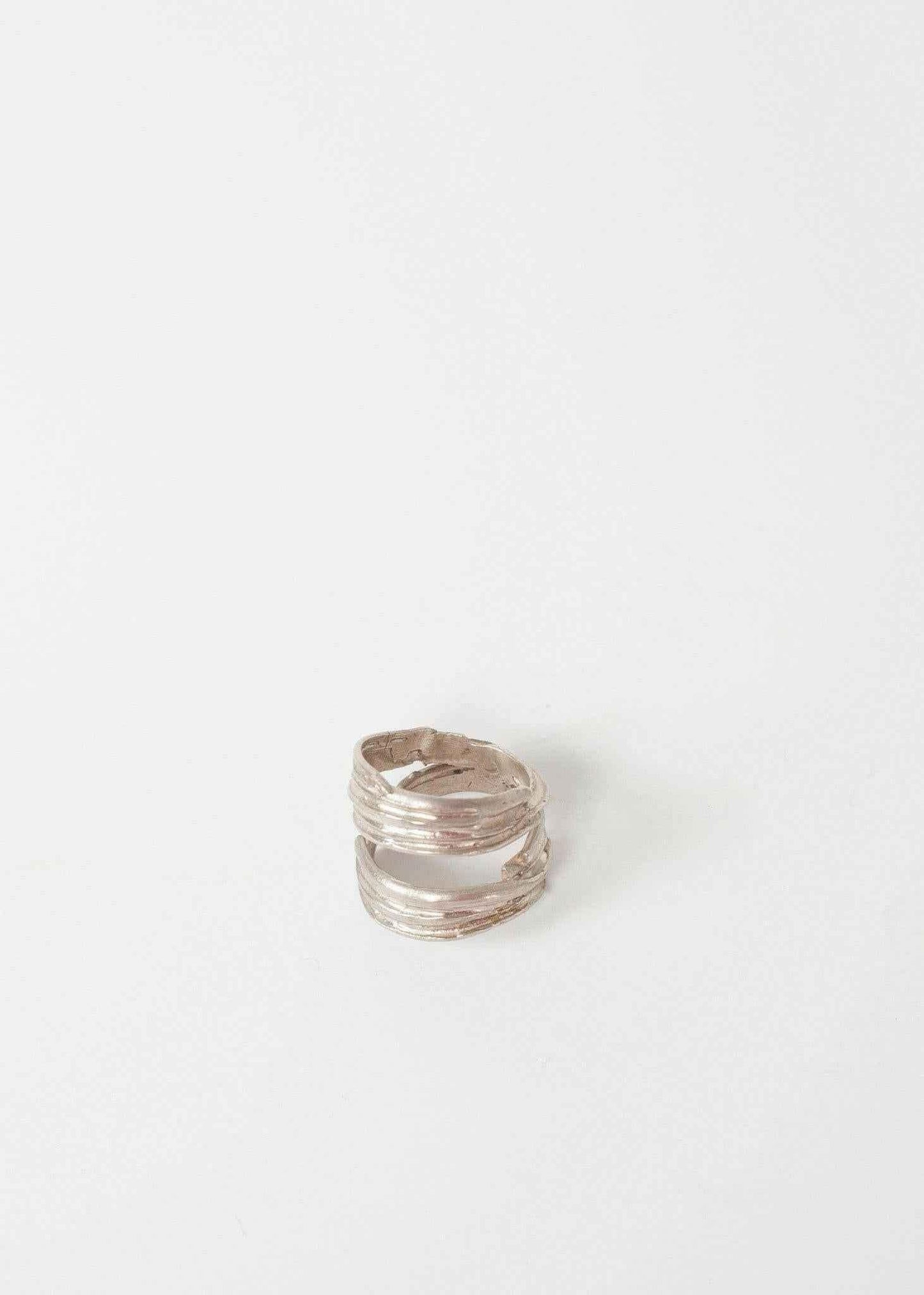 Silver Coil Ring in Sterling.