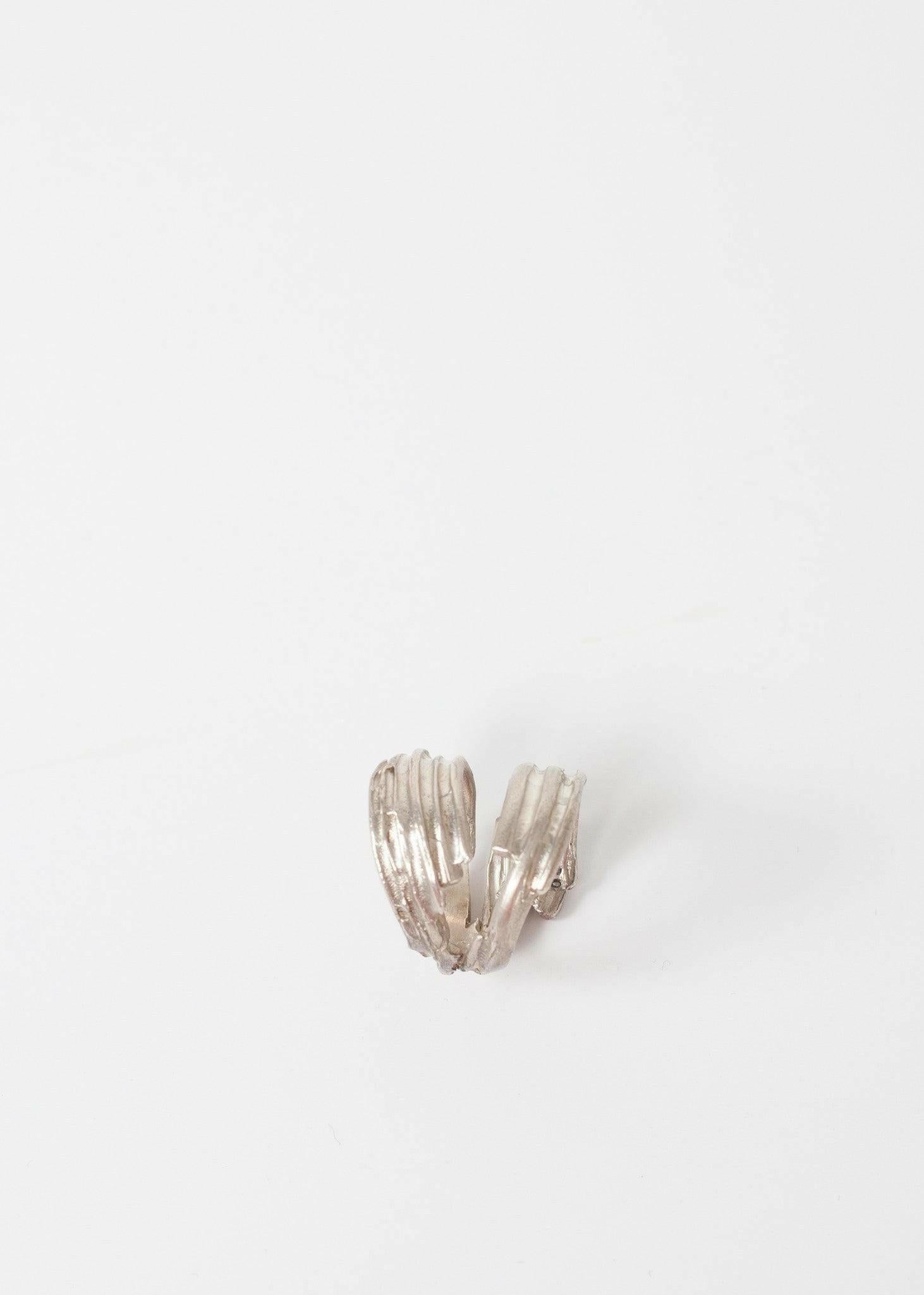 Silver Coil Ring in Sterling.