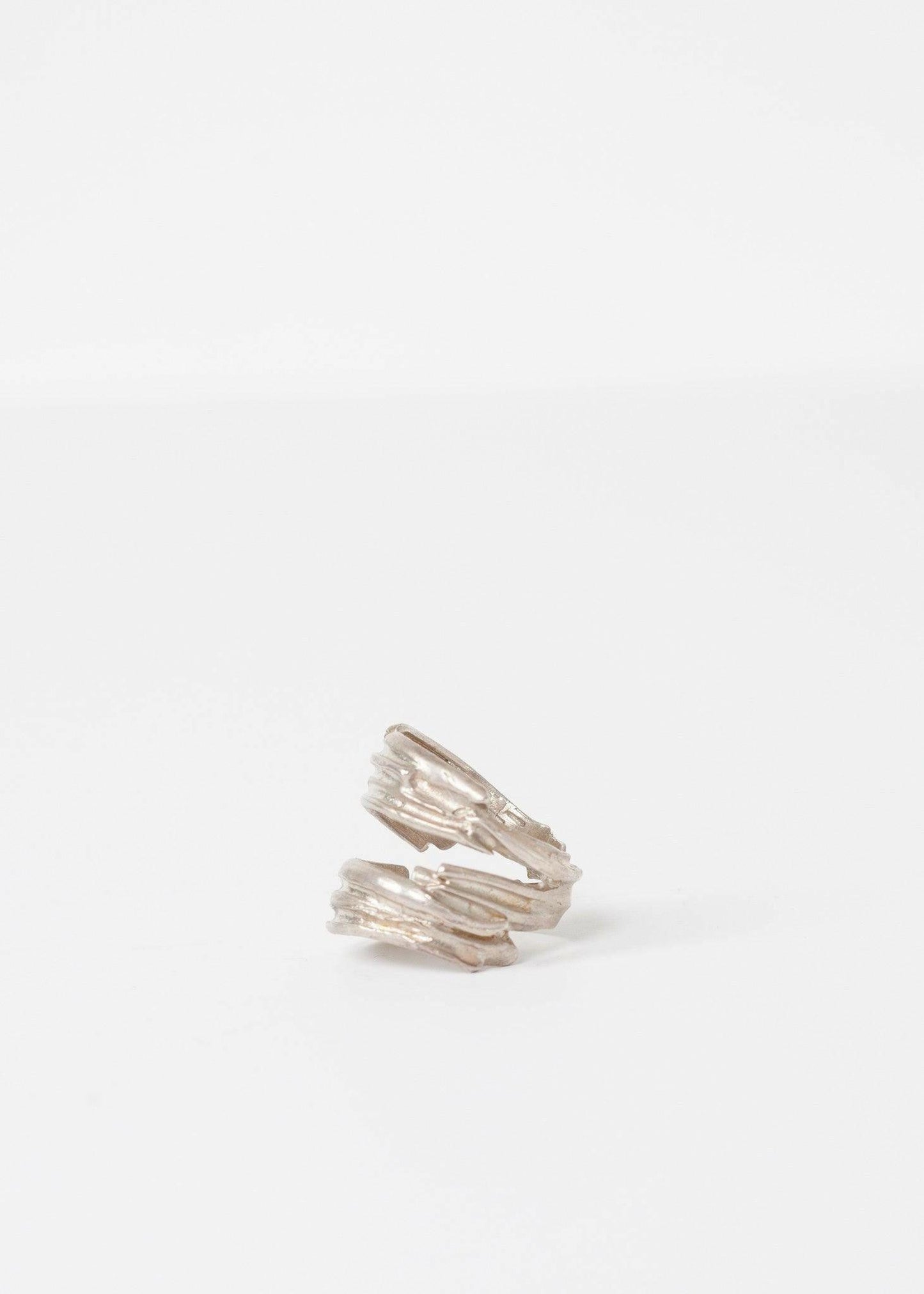 Silver Coil Ring in Sterling.