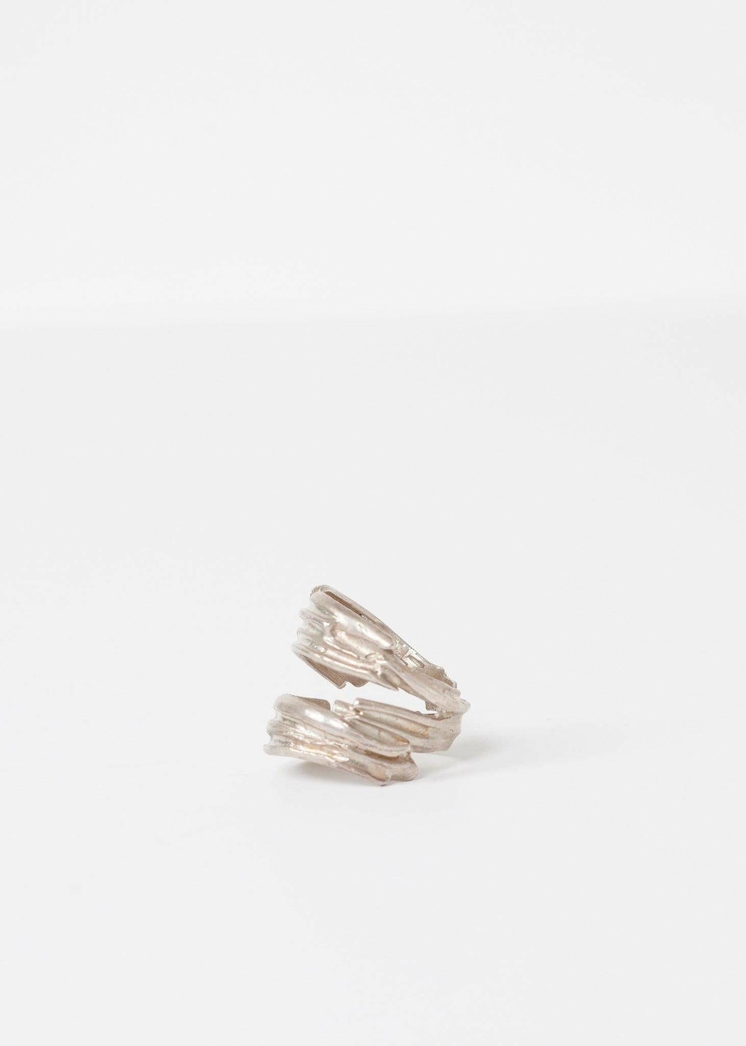 Silver Coil Ring in Sterling.