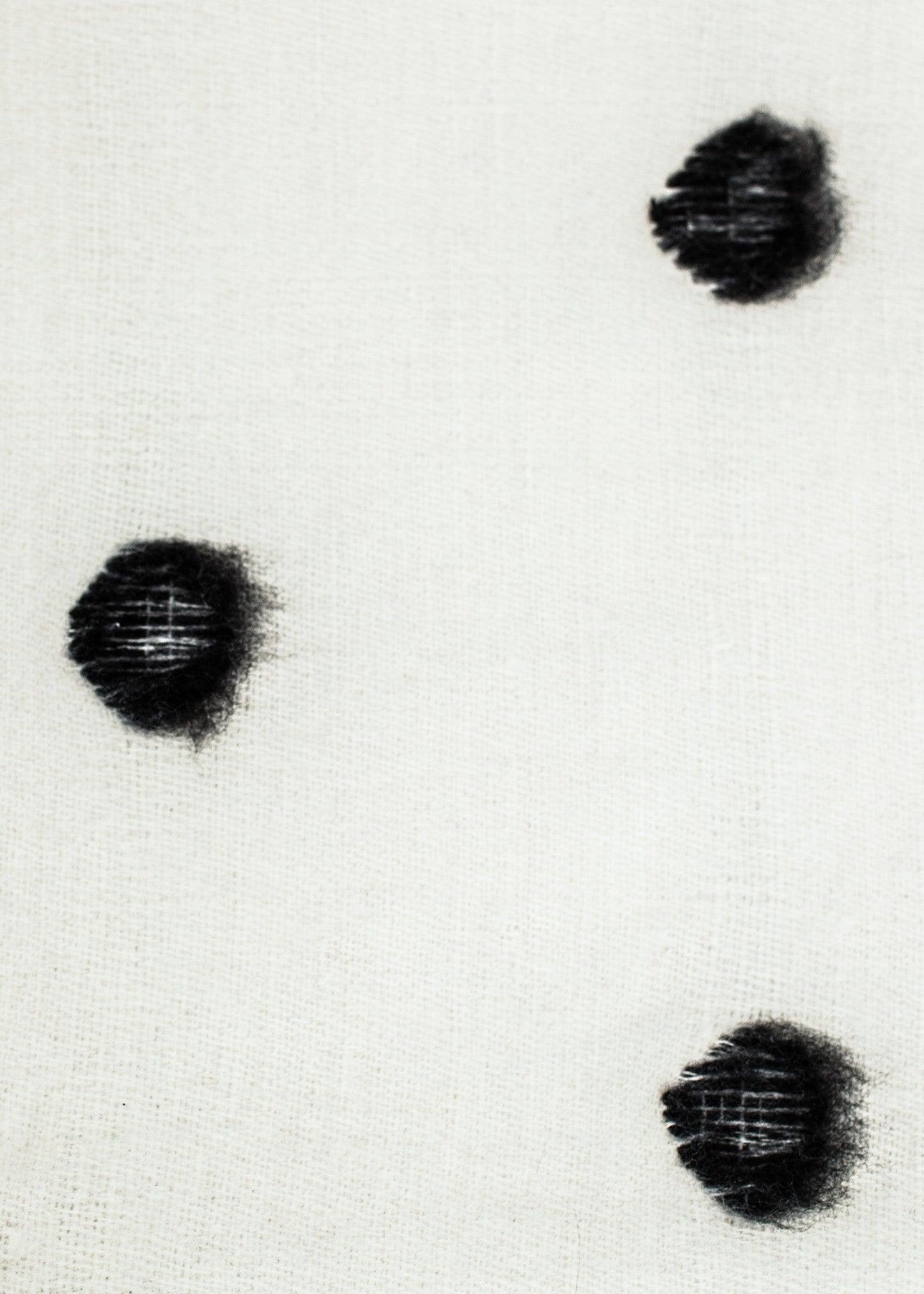 Cashmere Dot Shawl in Black/White.