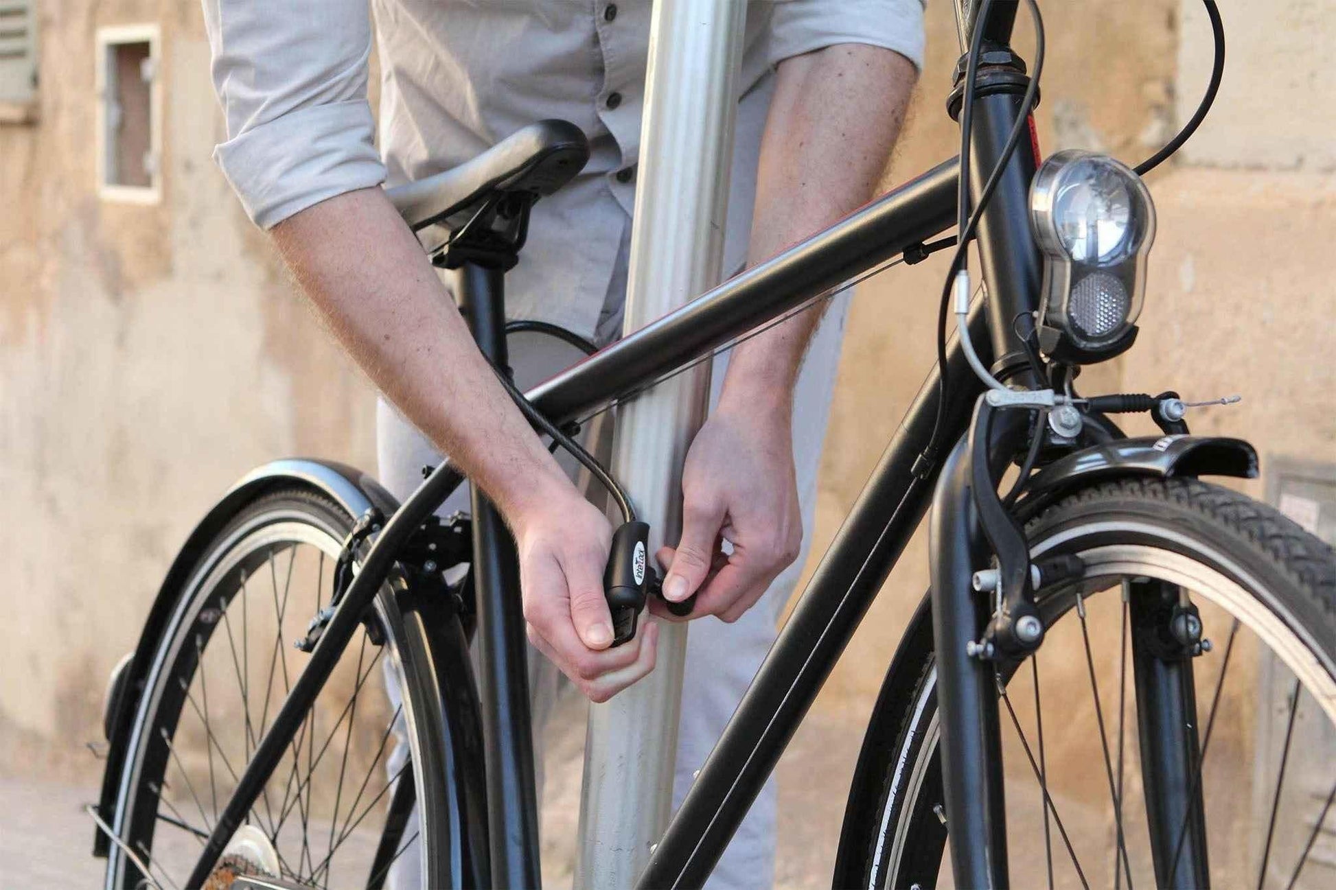 Interlock Integrated Bike Lock.