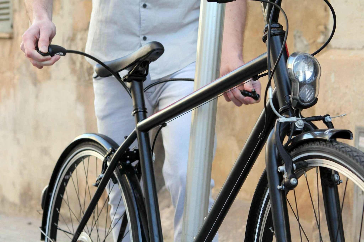 Interlock Integrated Bike Lock.
