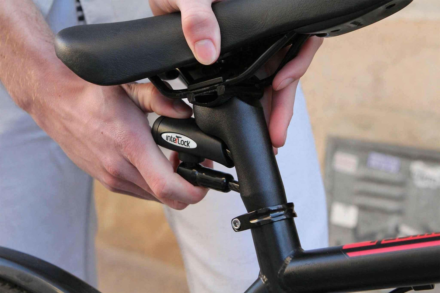 Interlock Integrated Bike Lock.