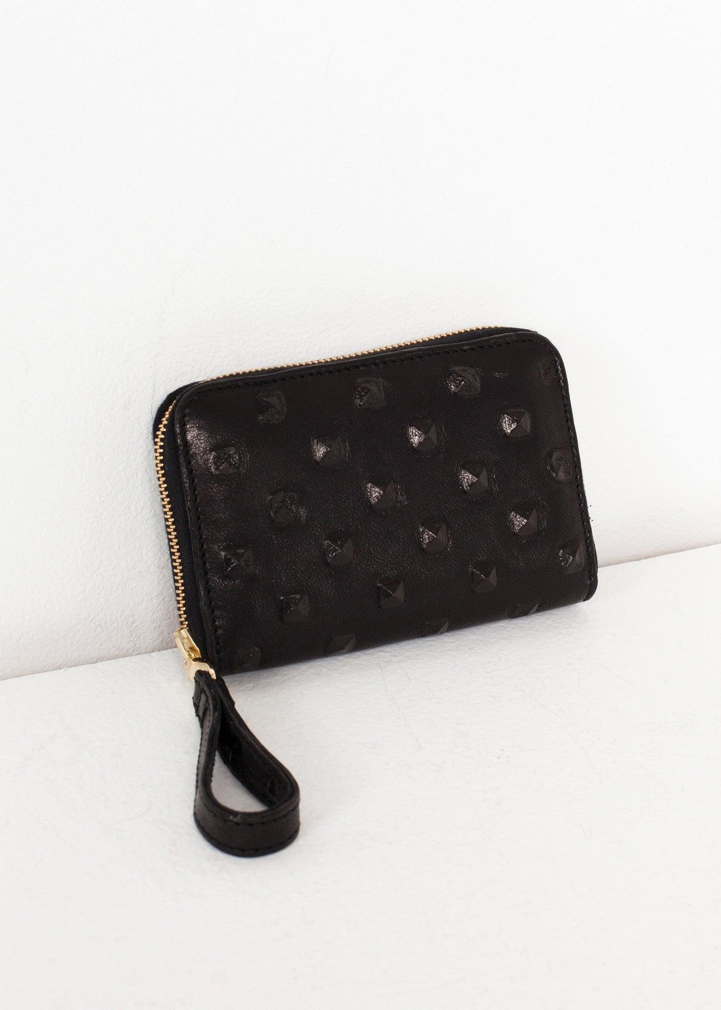 Elodie Leather Wallet in Black.