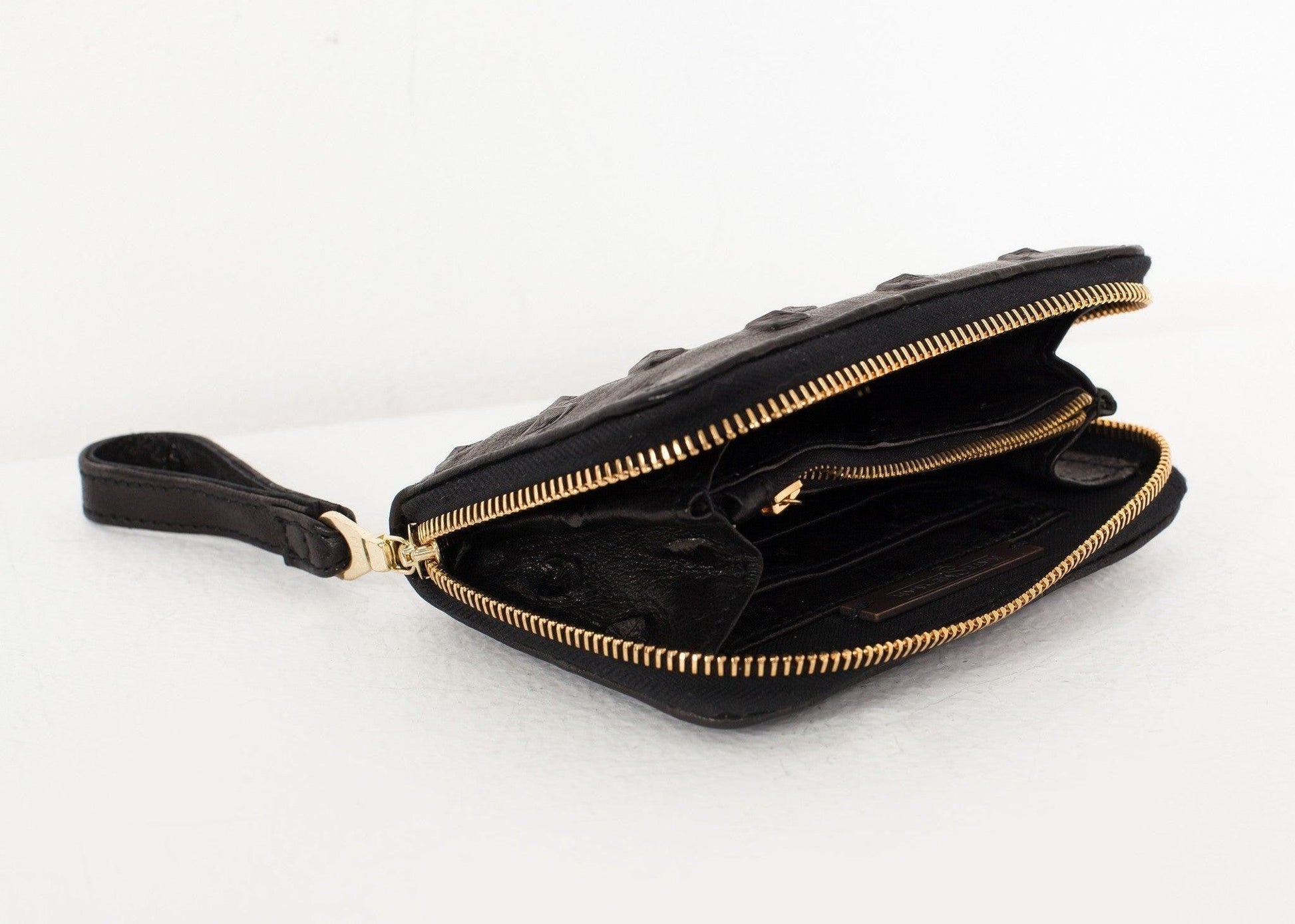 Elodie Leather Wallet in Black.