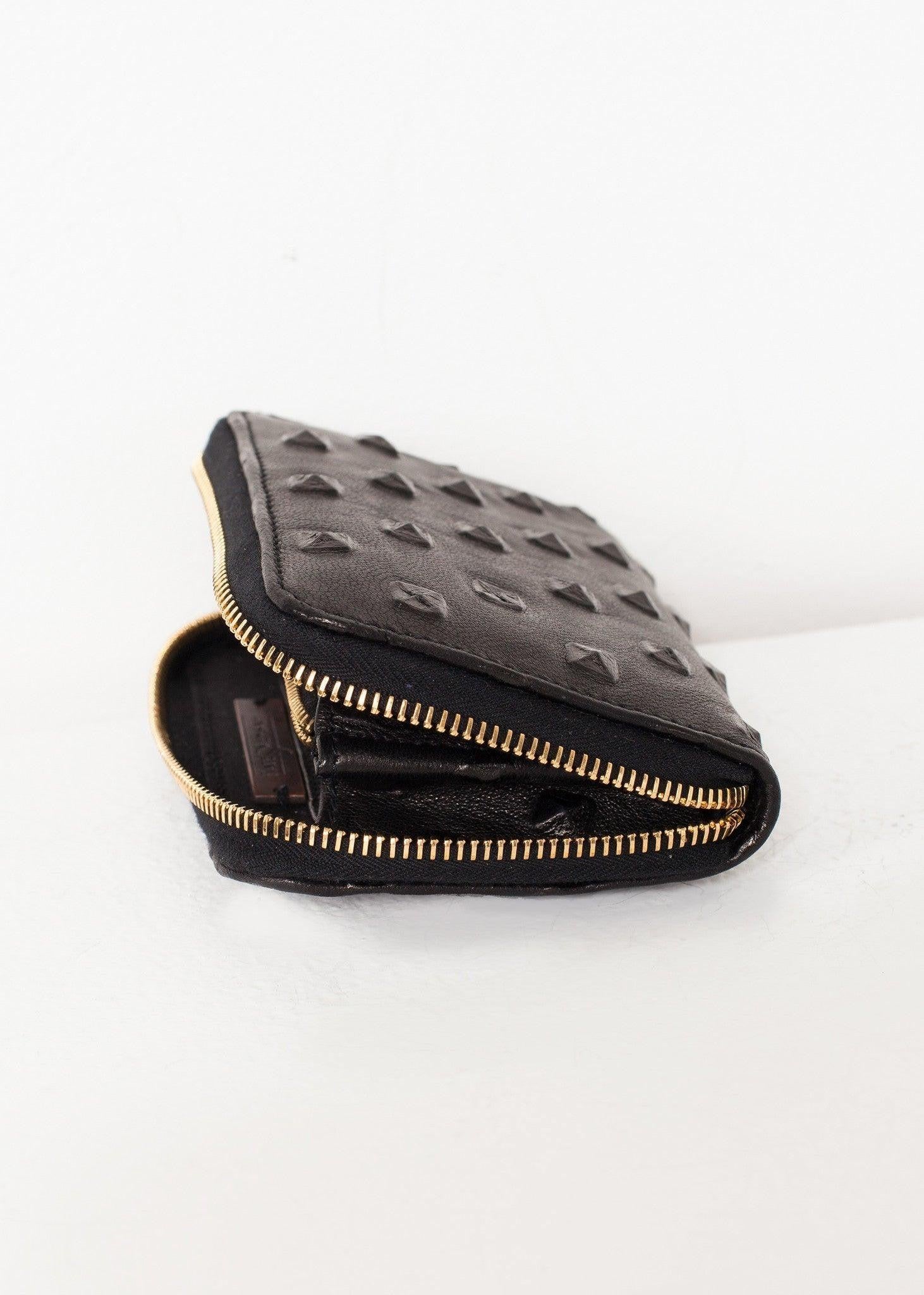 Elodie Leather Wallet in Black.