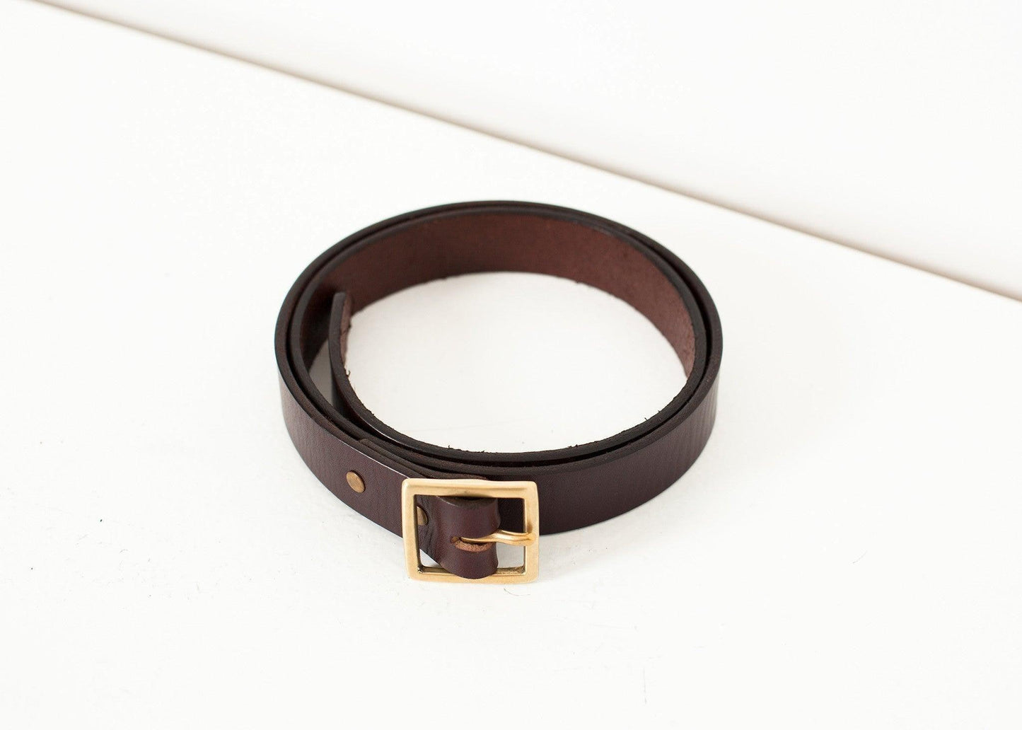 Plain Belt in Brown.