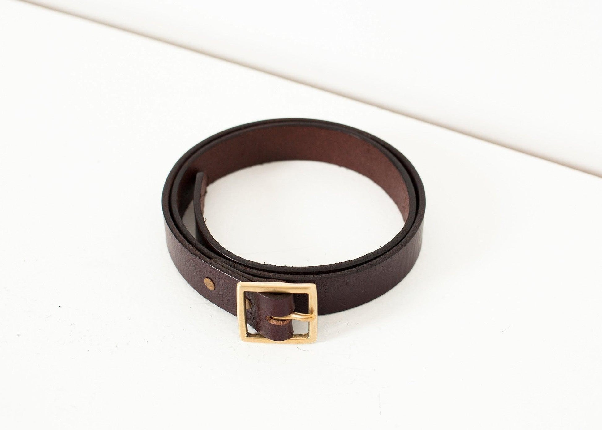 Plain Belt in Brown.