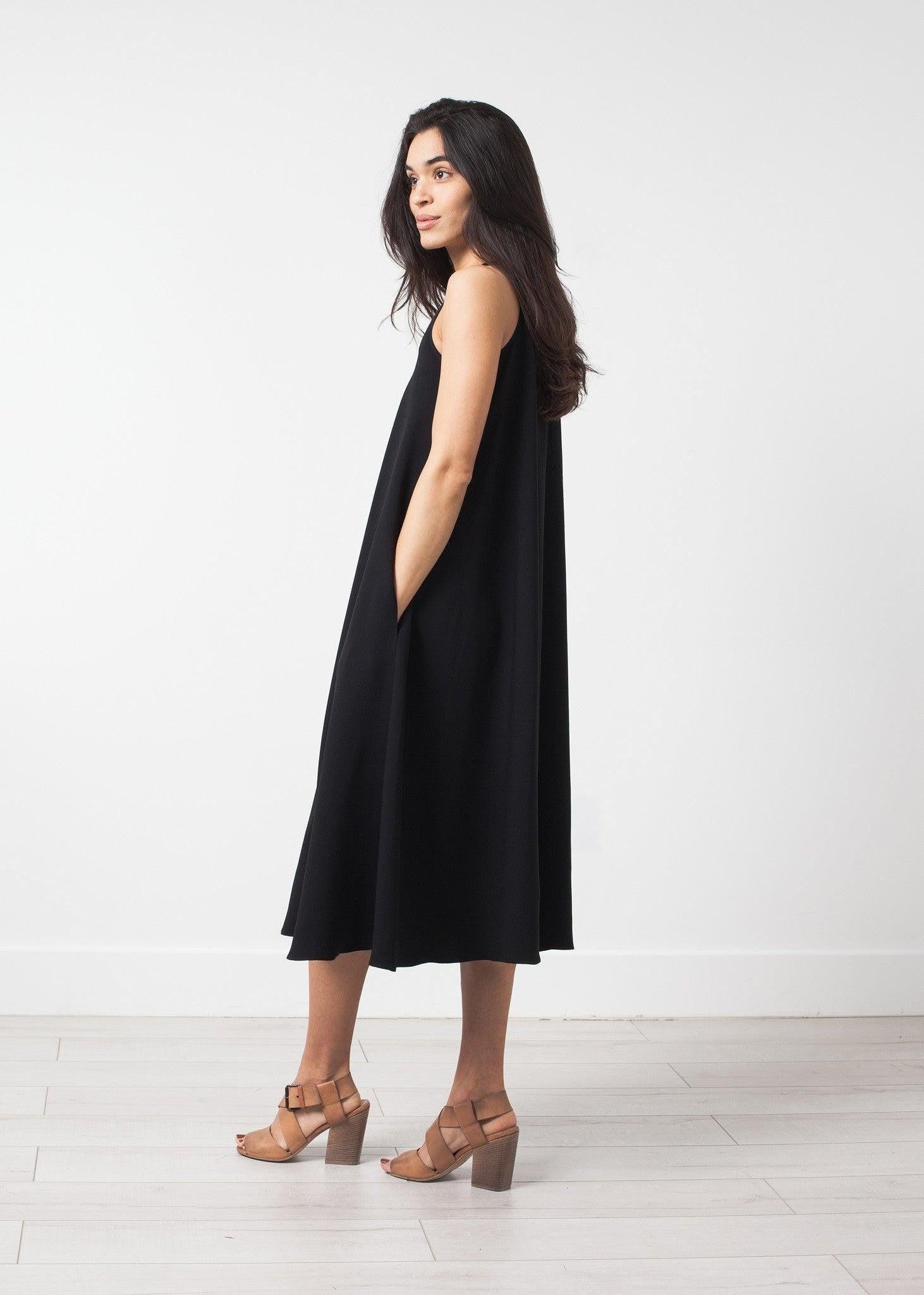 Sleeveless Flow Dress.