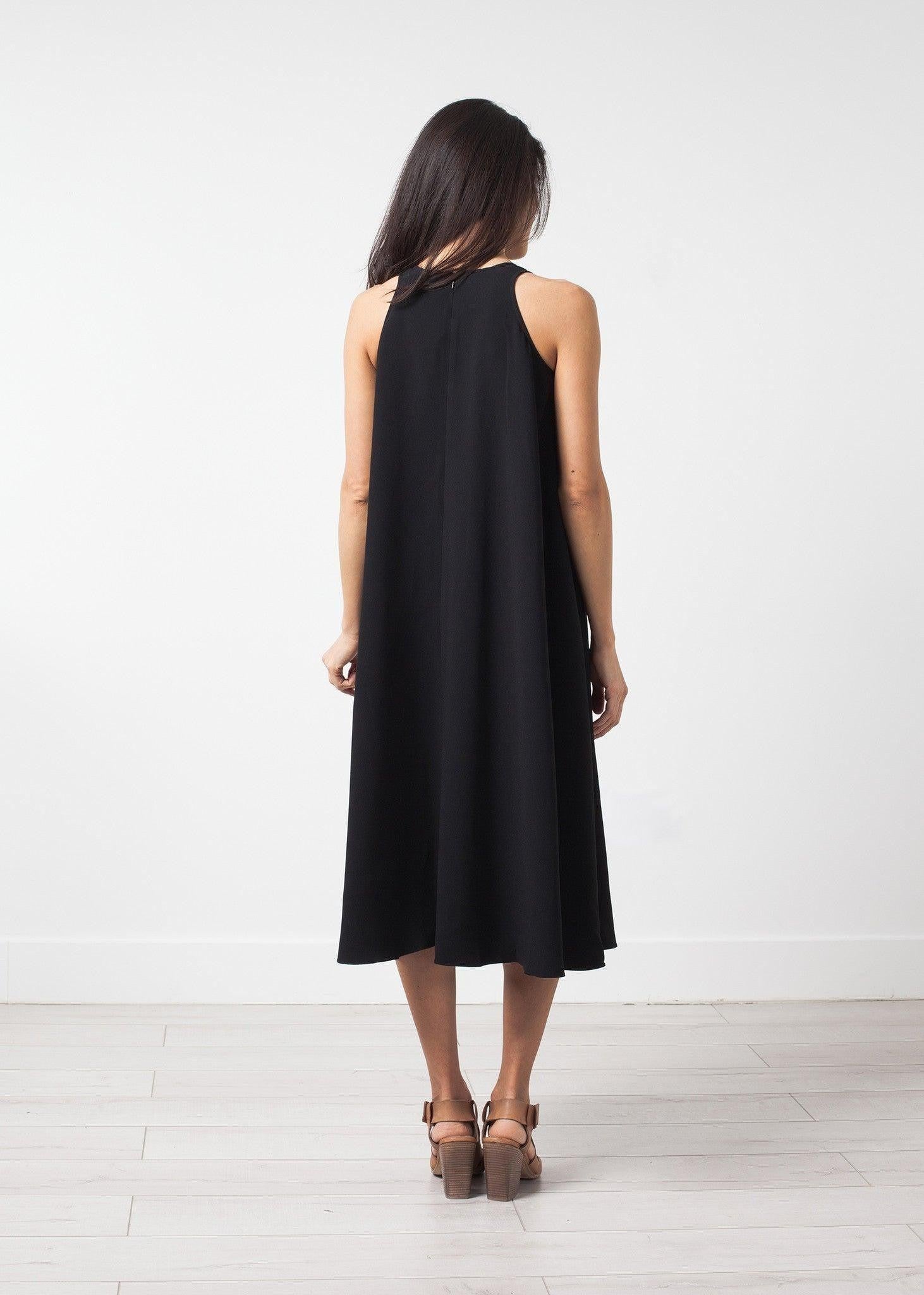 Sleeveless Flow Dress.