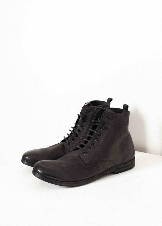 Combat Ankle Boot in Black.