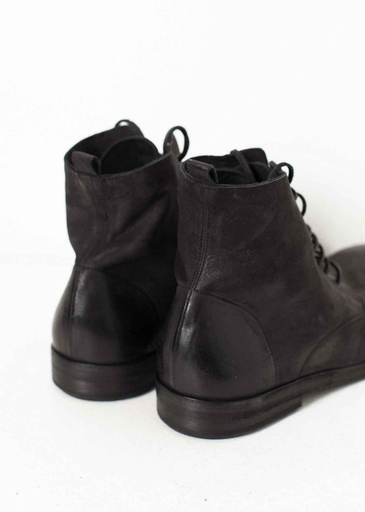 Combat Ankle Boot in Black.