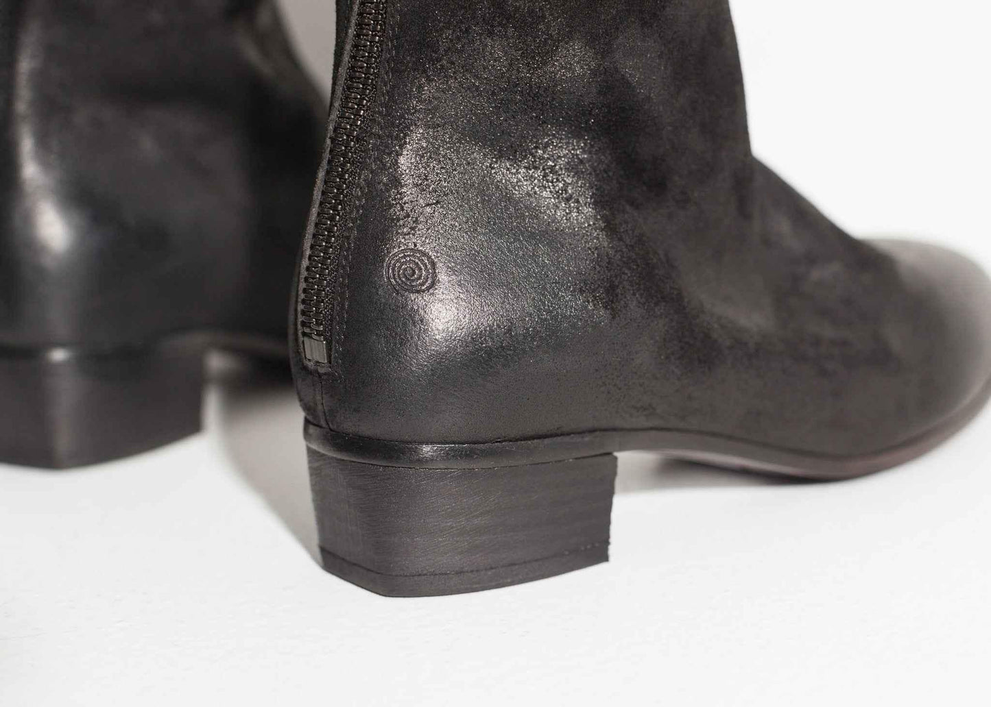 Knee-High Boot in Black.