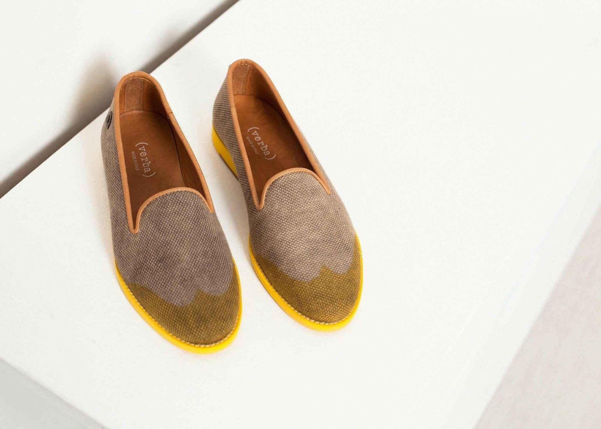 Wingtip Loafer in Yellow.