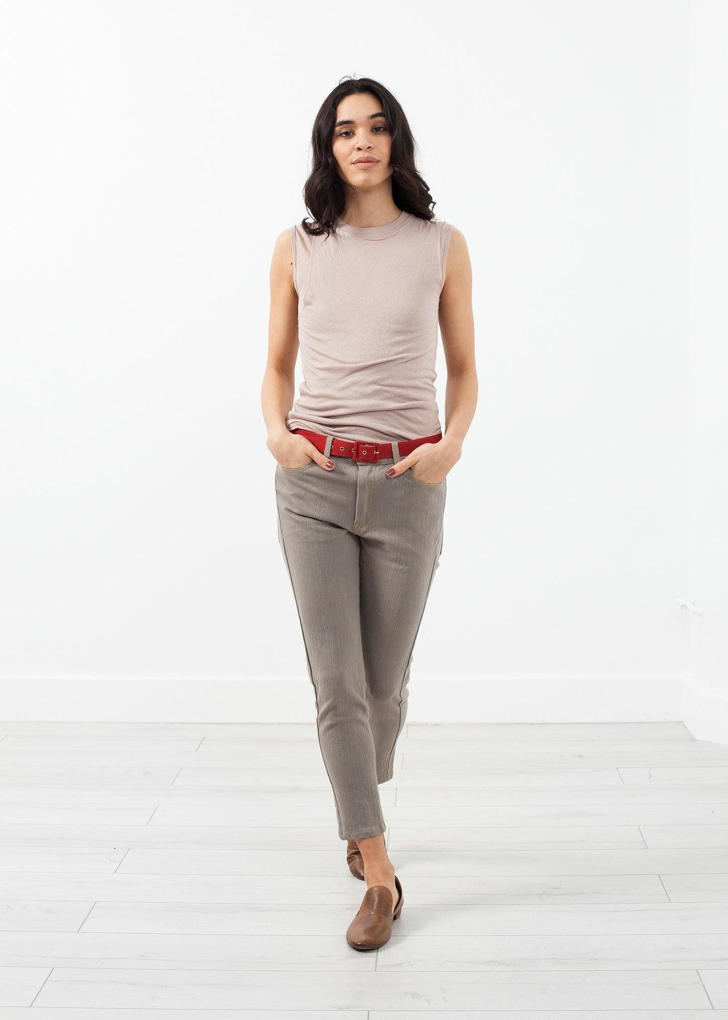 Belted Jeans.