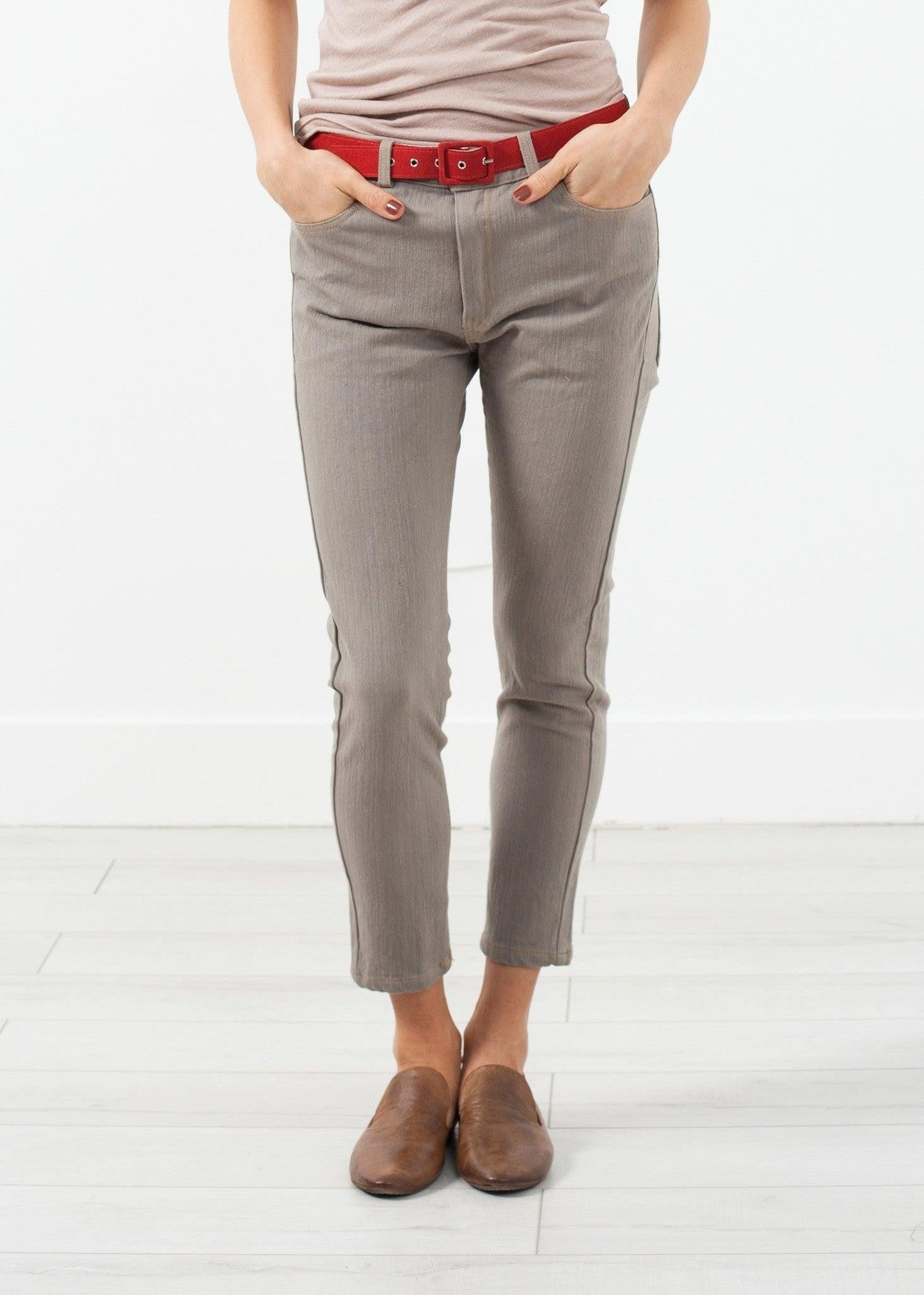 Belted Jeans.