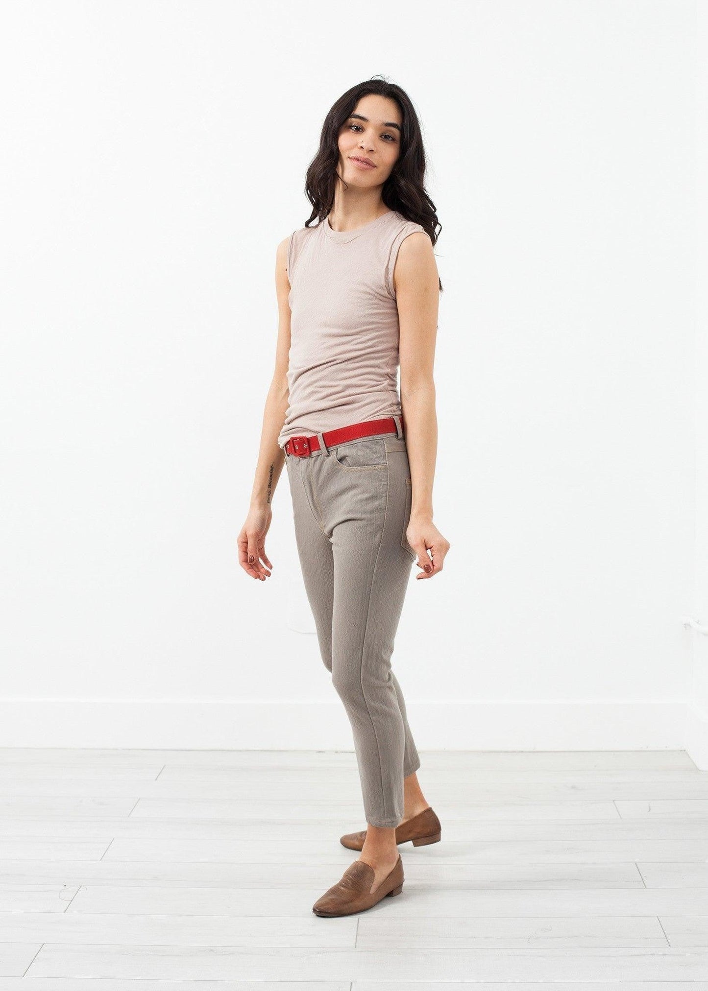 Belted Jeans.