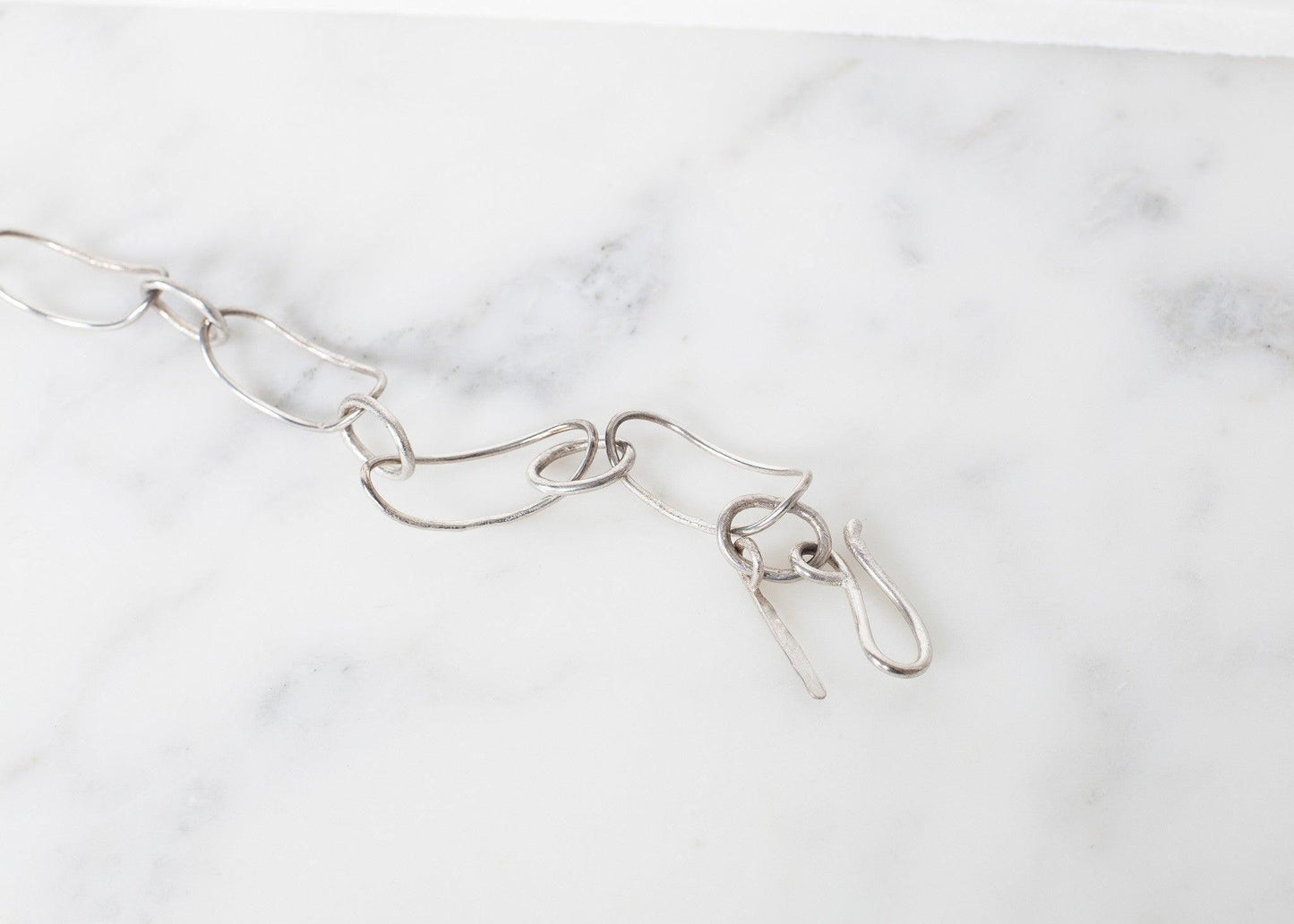Bracelet 70 in Burnished Silver.
