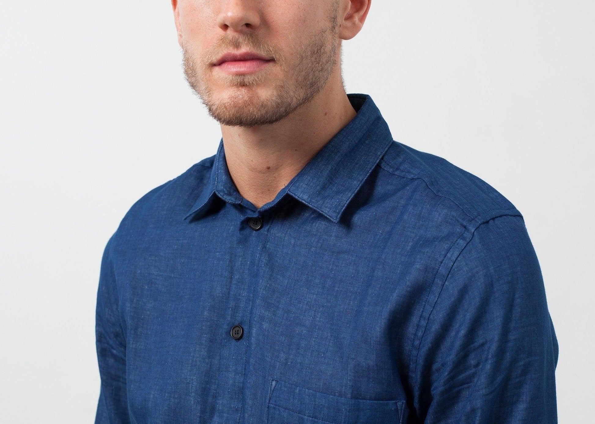 Casual Indigo Shirt.