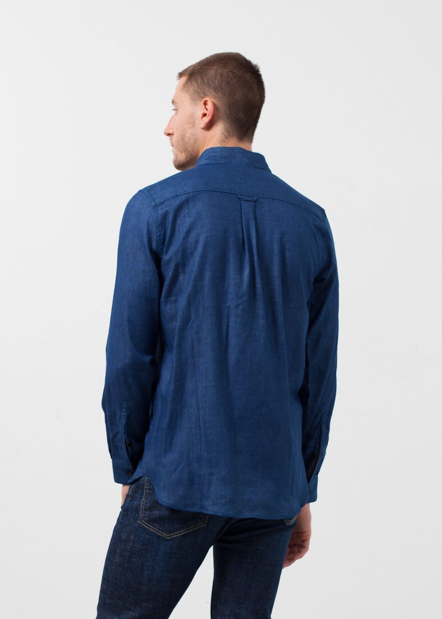 Casual Indigo Shirt.
