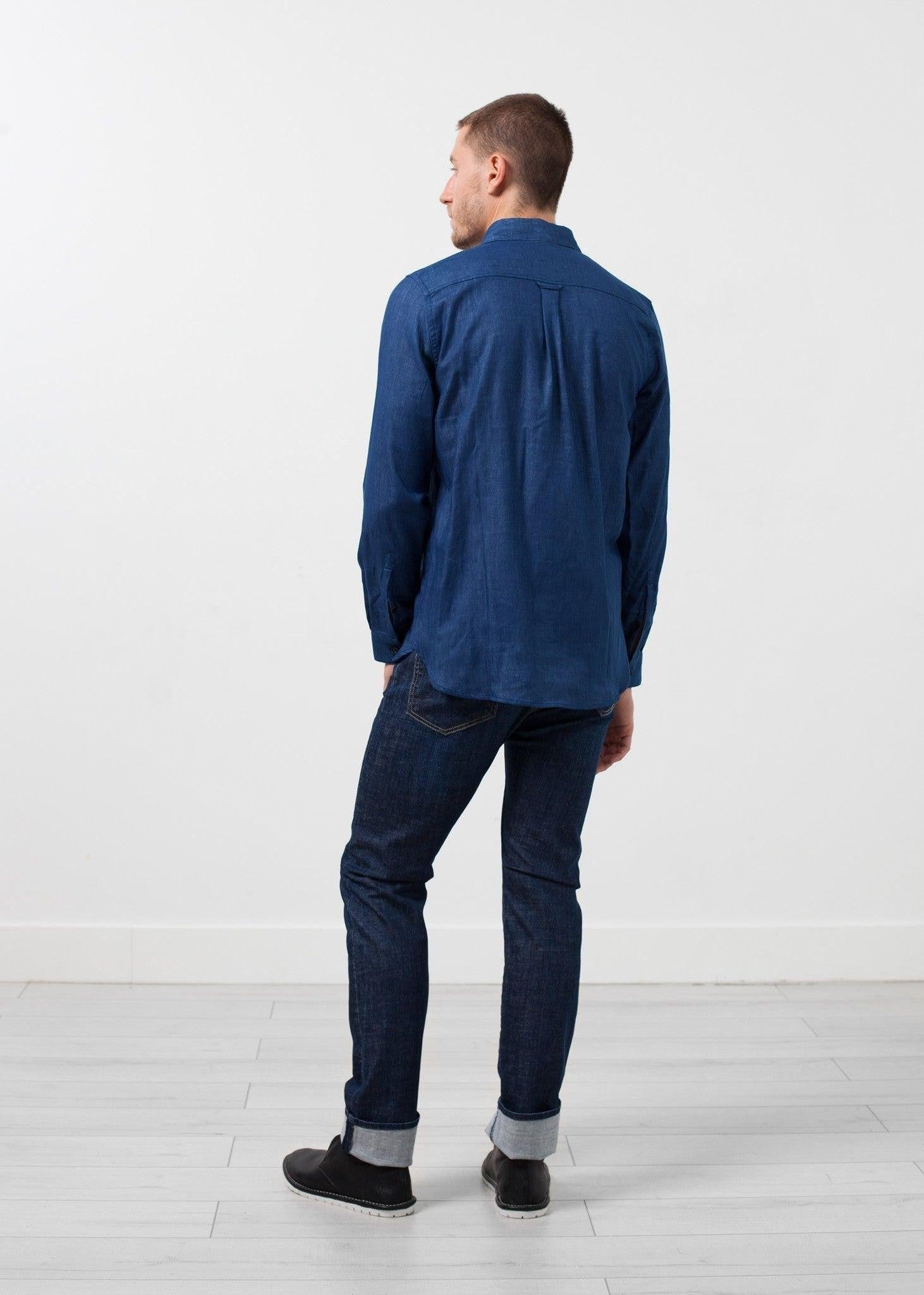 Casual Indigo Shirt.